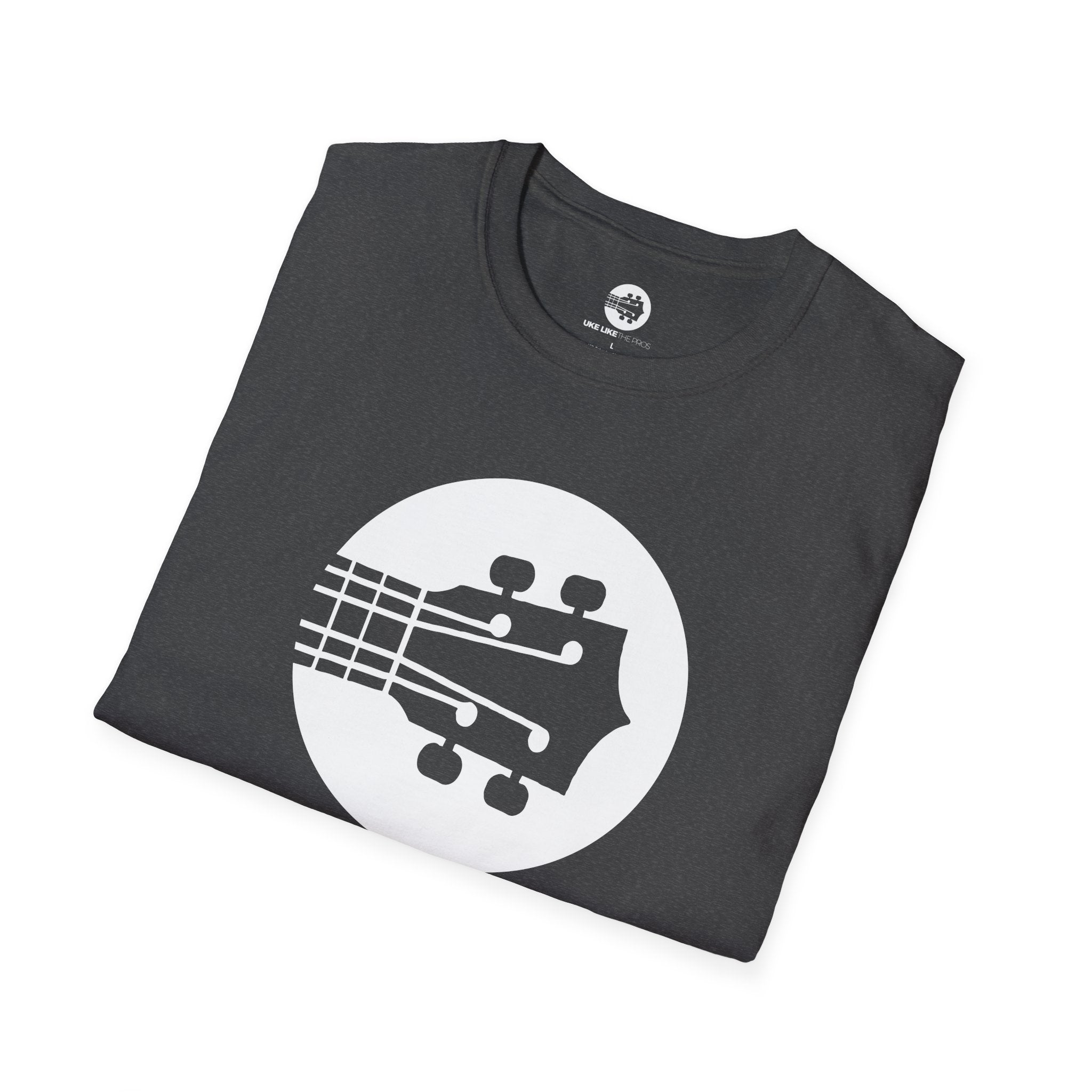 Uke Like The Pros T-Shirt - White Logo