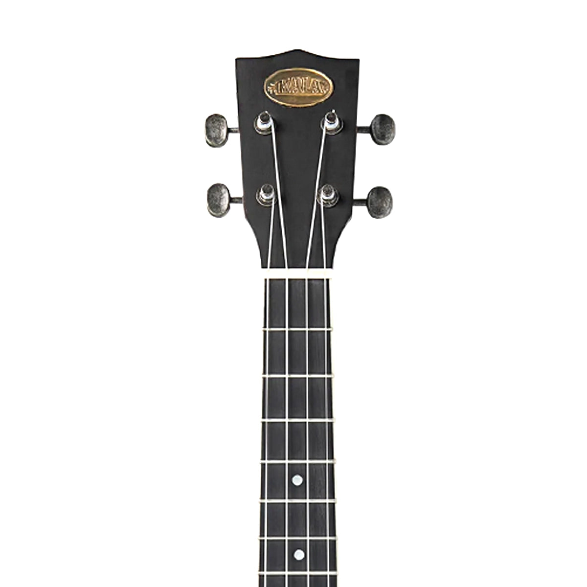 The Kala RES-BCR-B-E Baritone Ukulele features a standard headstock, bone nut, and high pressure laminate fretboard.