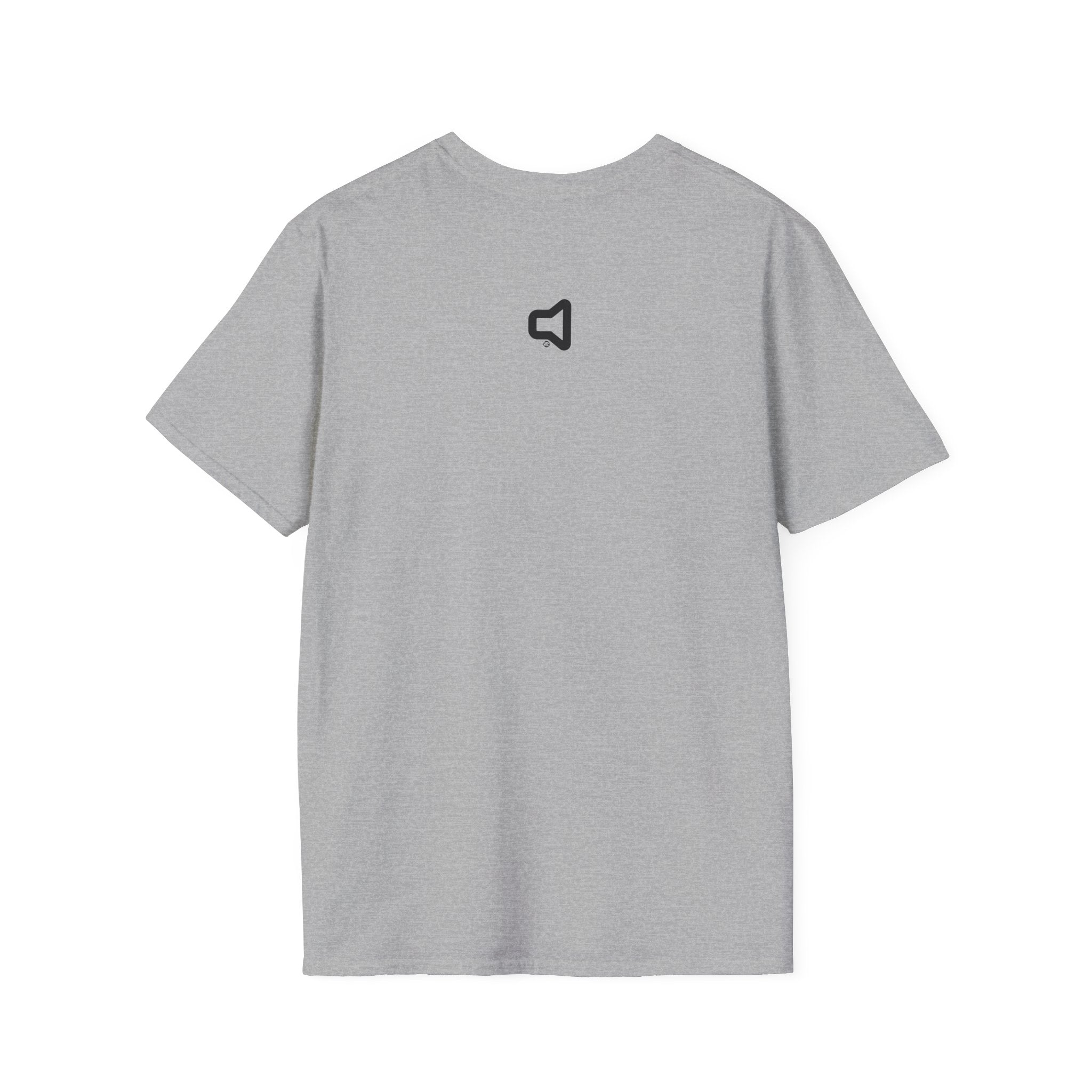 Speaker Icon T‑Shirt - Black Logo