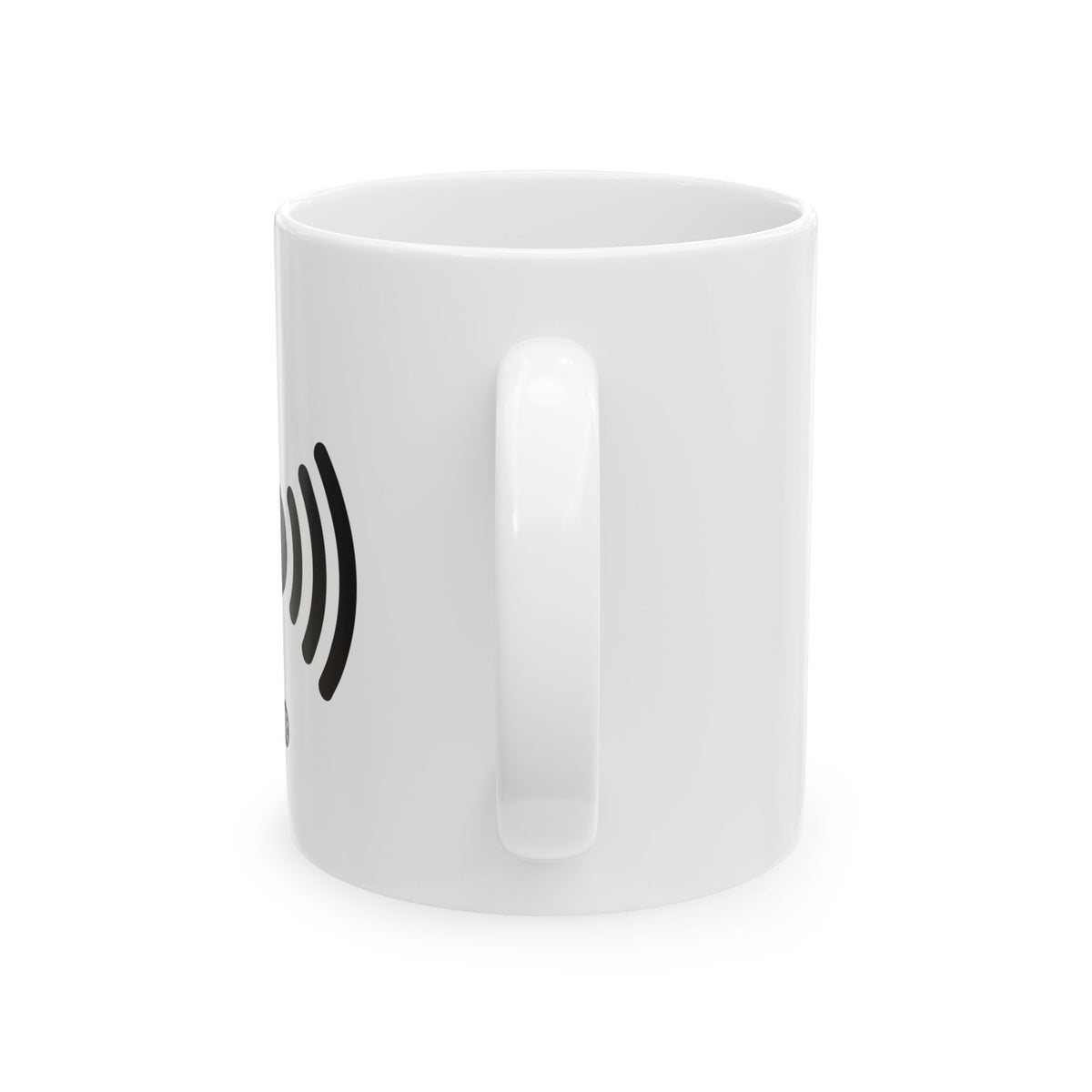 Sound On Speaker Icon White Ceramic Mug - 11oz & 15oz