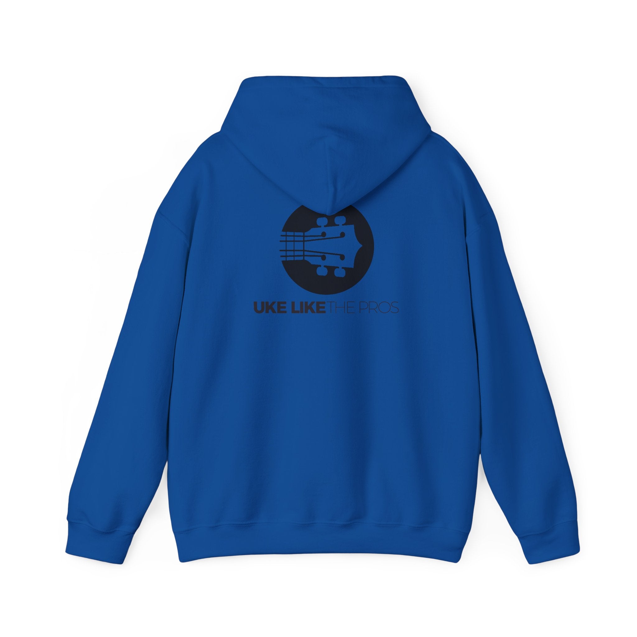 Uke Like The Pros Hoodie - Black Logo Pullover