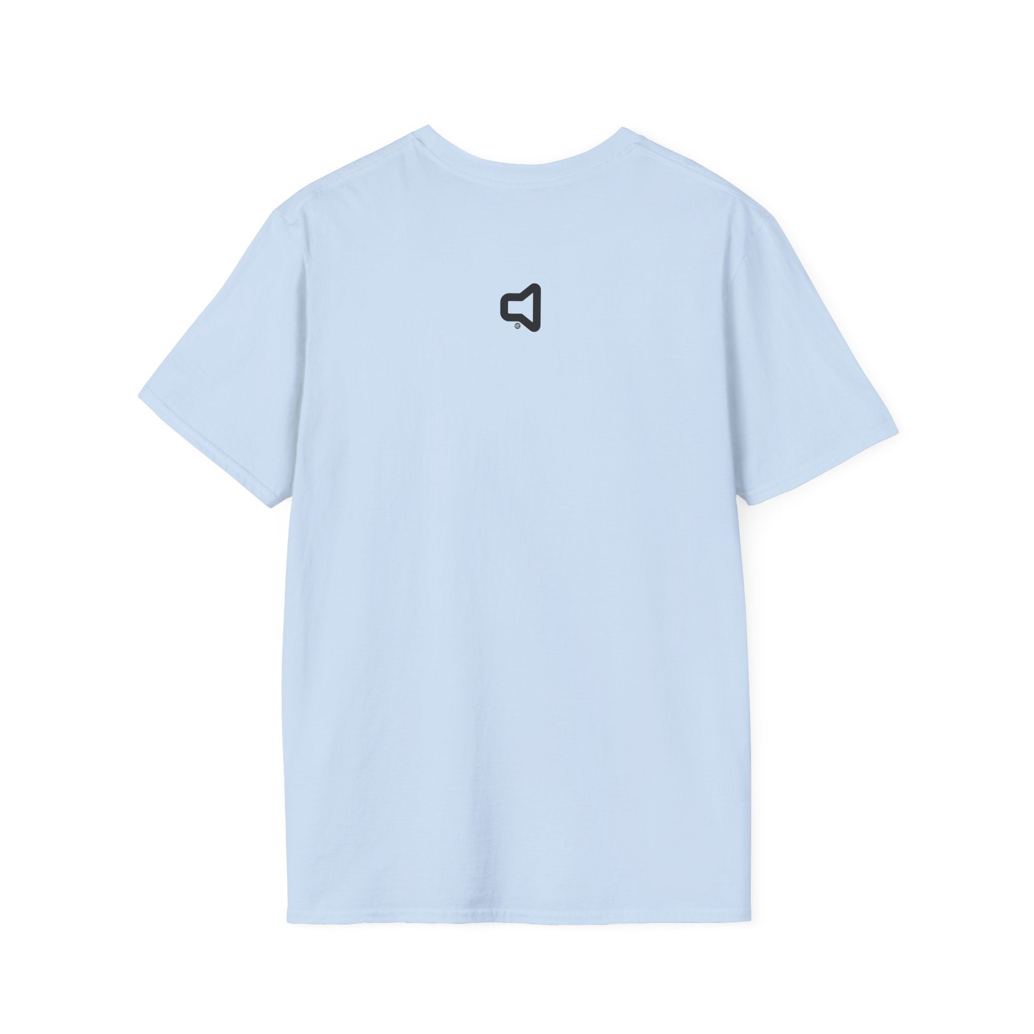 Speaker Icon T‑Shirt - Black Logo
