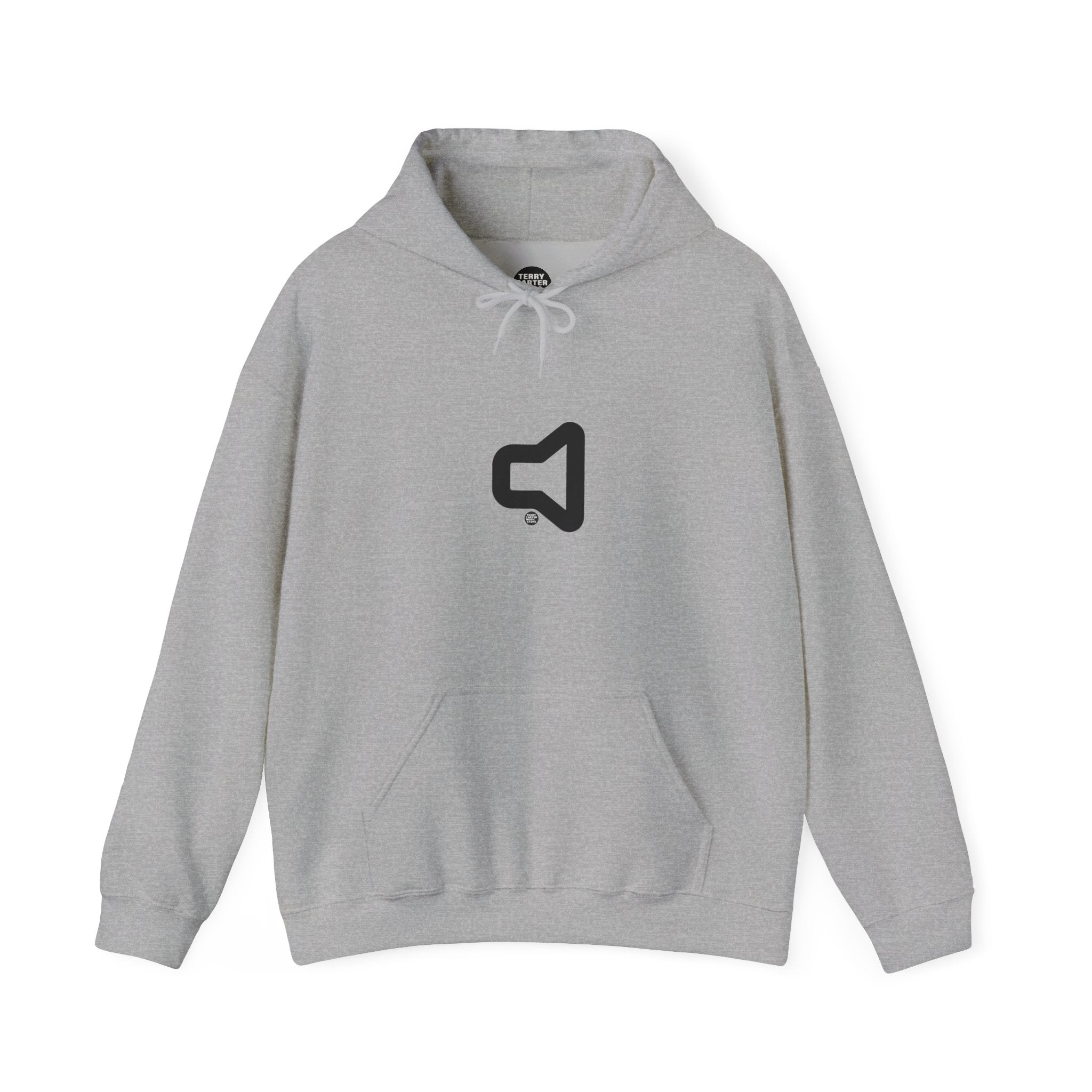 Speaker Icon Hoodie - Black Logo