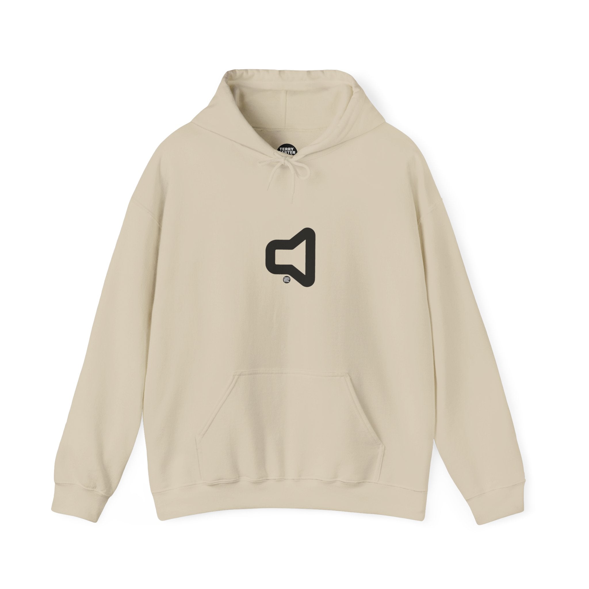 Speaker Icon Hoodie - Black Logo