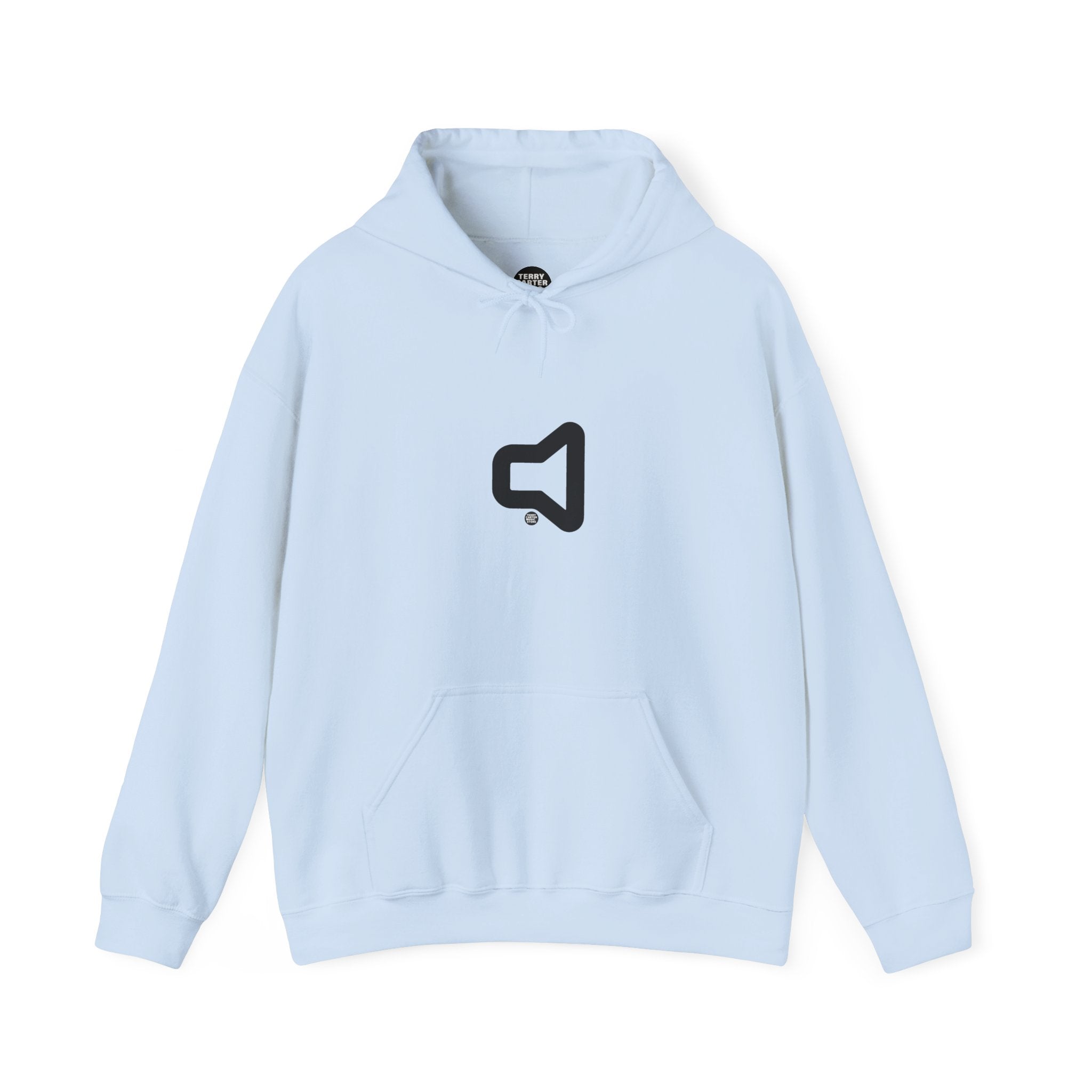 Speaker Icon Hoodie - Black Logo
