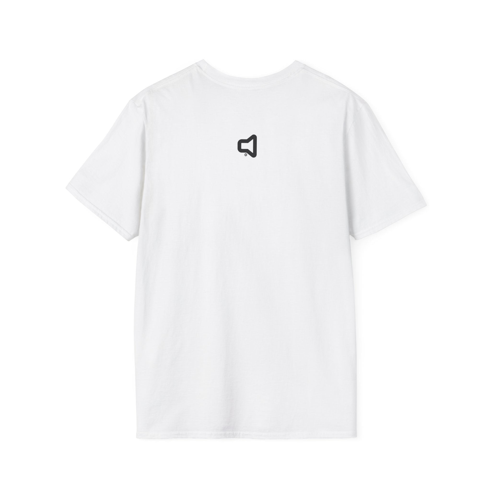 Speaker Icon T‑Shirt - Black Logo