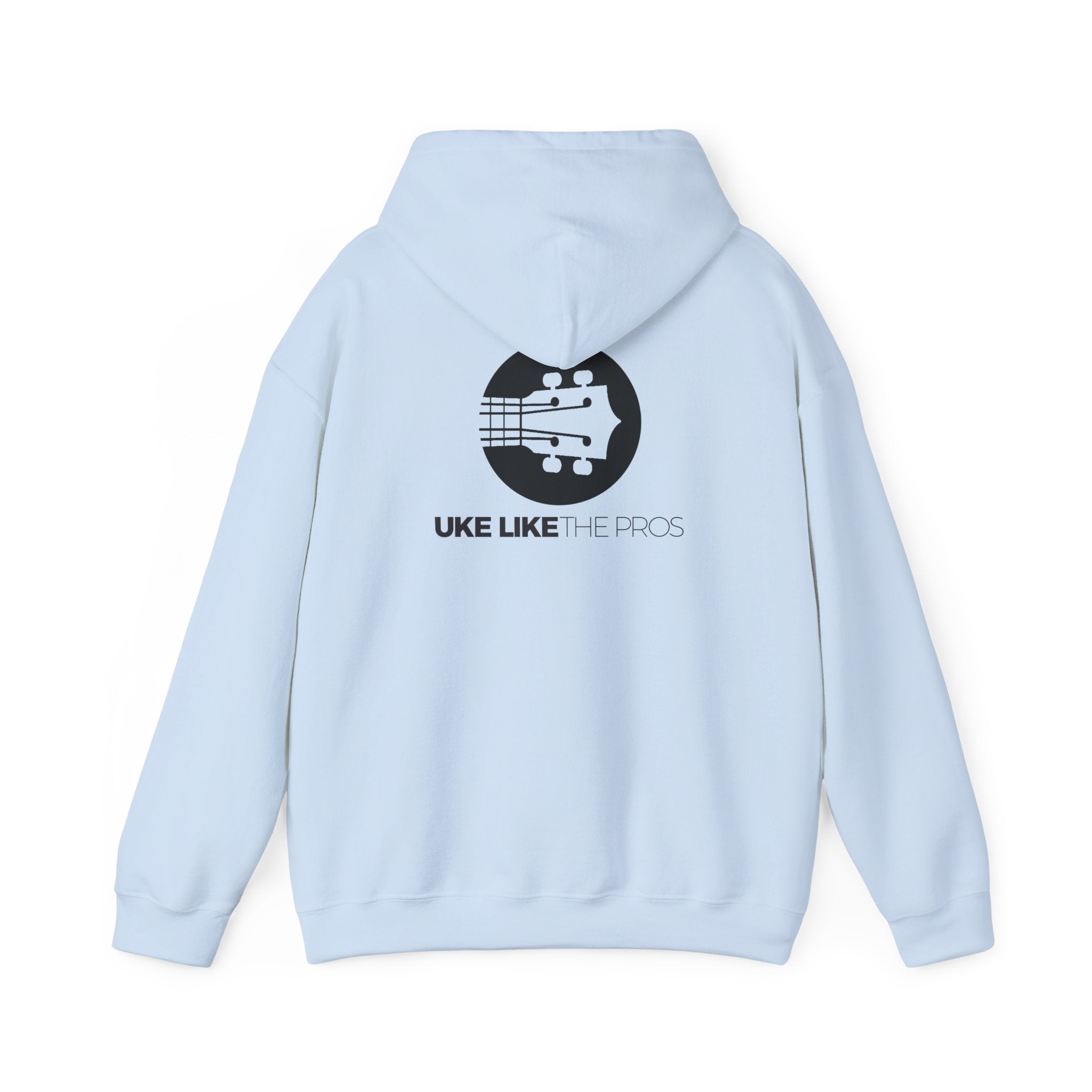 Uke Like The Pros Hoodie - Black Logo Pullover