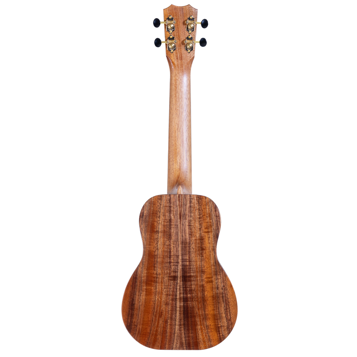 Example photo: an earlier Kanile'a KPA Pro concert, serial 30306, full back view with mahogany neck