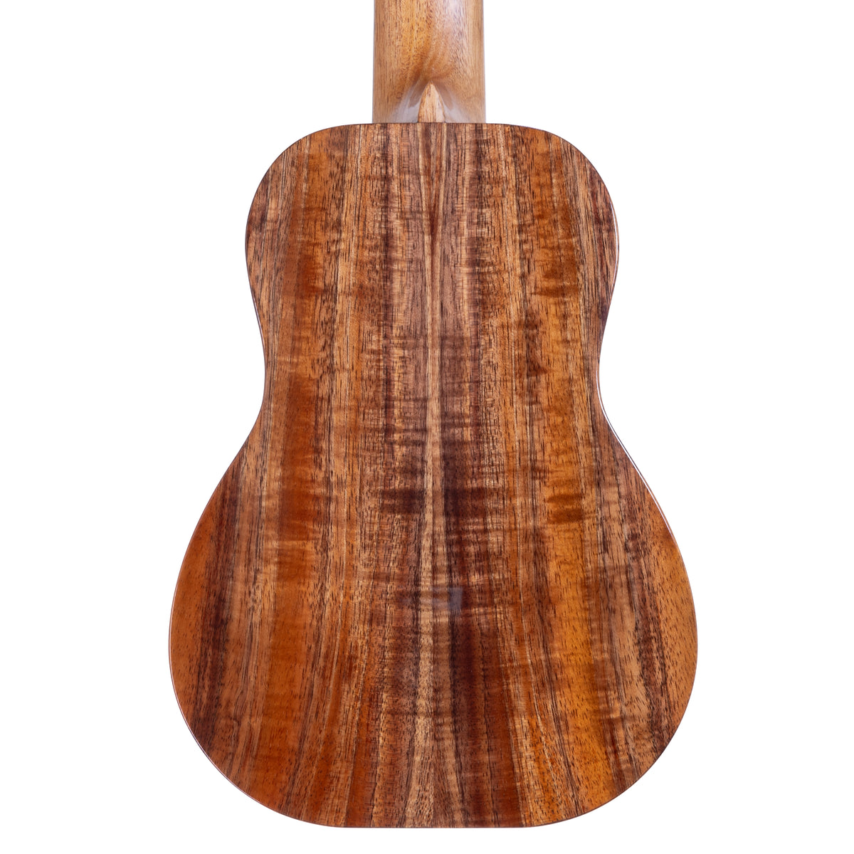 Kanile'a KPA Premium Koa Pro Concert Ukulele, serial 30306: close-up of the Premium Grade koa back