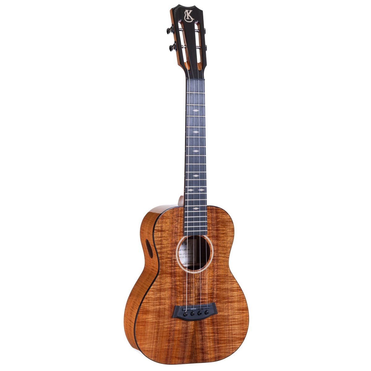 Kanile'a KTR-T Mastergrade Koa Tenor Ukulele, serial 30108: angled full front view