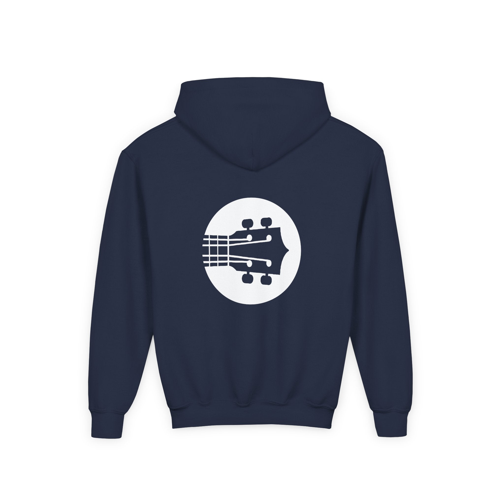 Uke Like The Pros Youth Hoodie - White Logo
