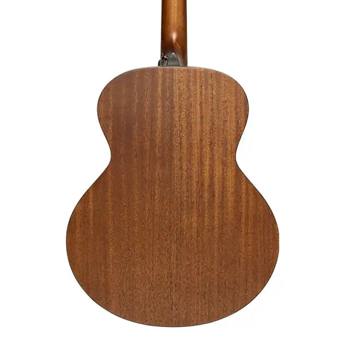 Body back of the J.N Guitars GLEN-O-N Glencairn Spruce Top Acoustic Guitar, with the base of the neck