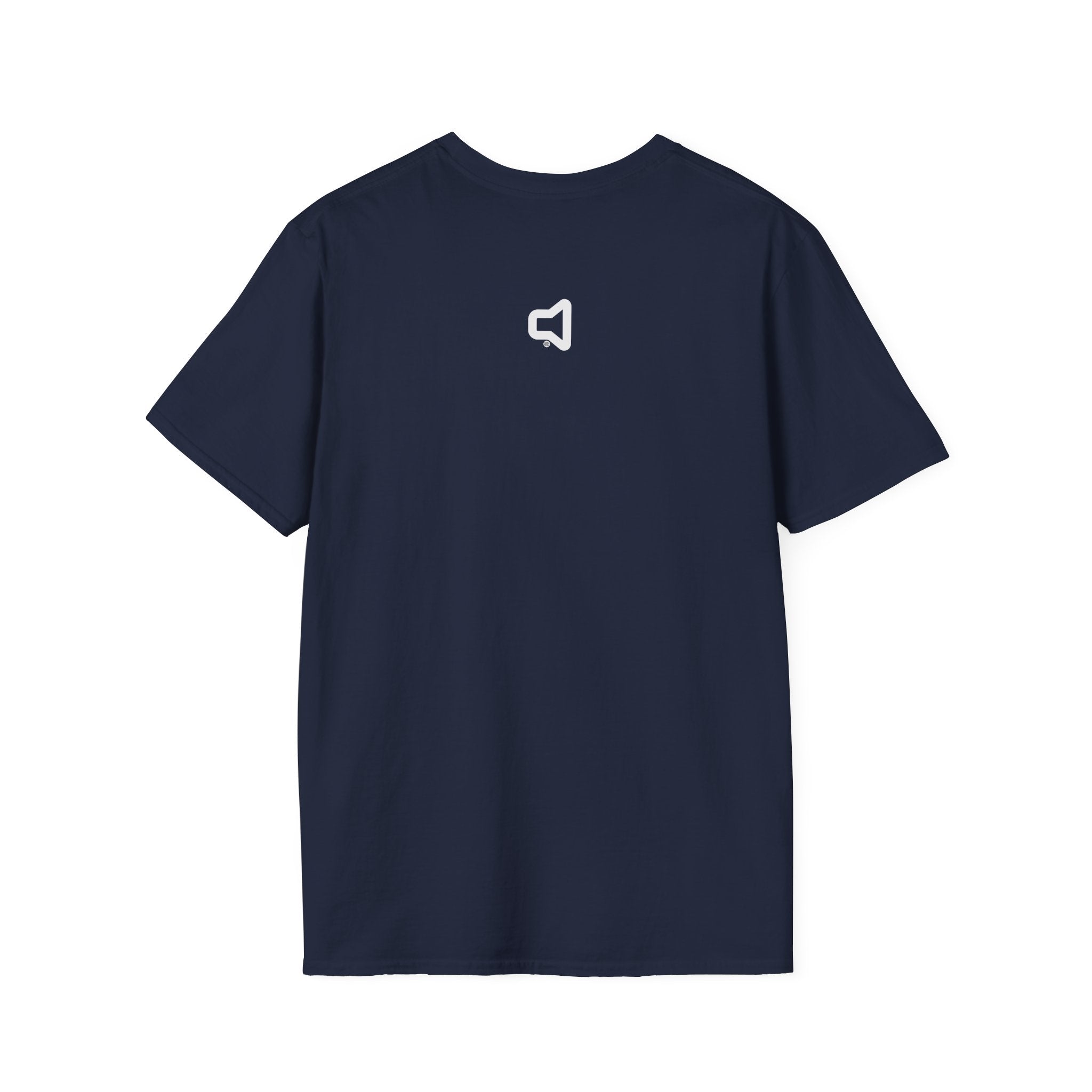 Speaker Icon T‑Shirt - White Logo