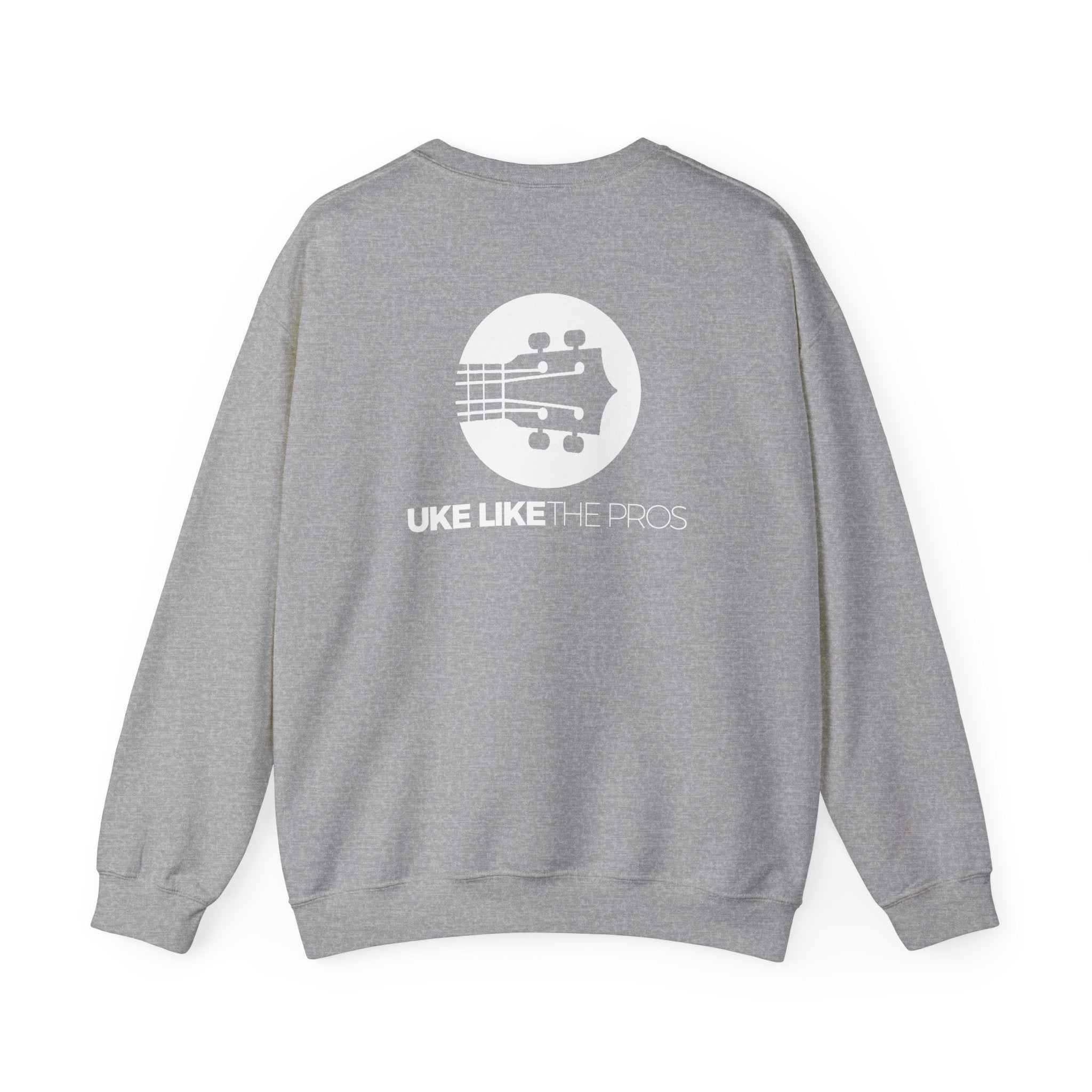 Uke Like The Pros Sweatshirt - White Logo