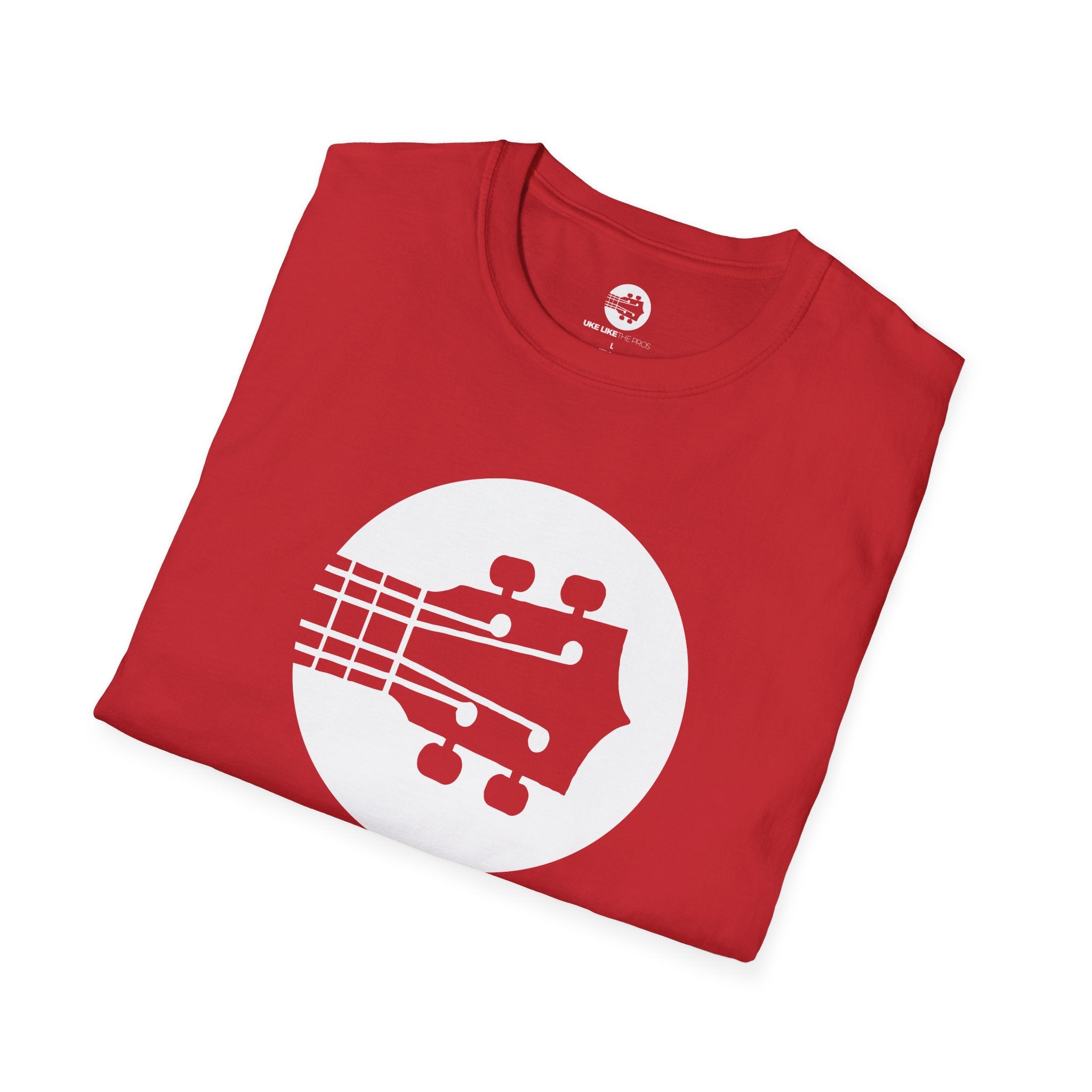 Uke Like The Pros T-Shirt - White Logo