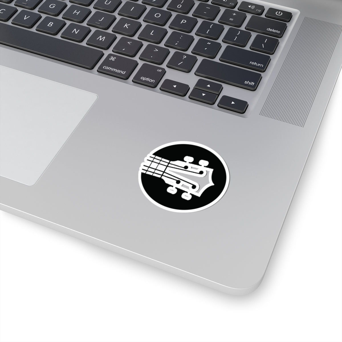 Uke Like The Pros Sticker - Black Logo