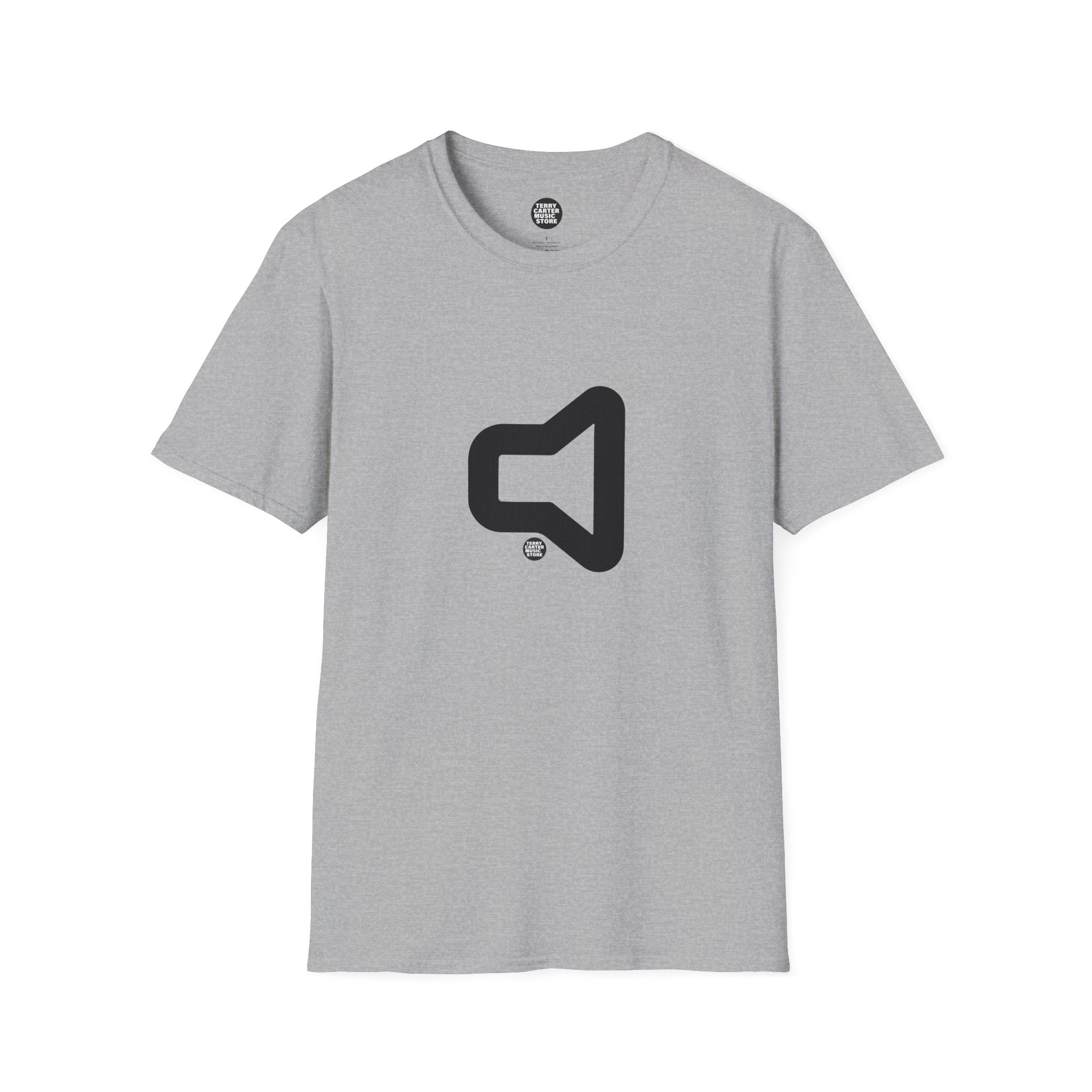 Speaker Icon T‑Shirt - Black Logo