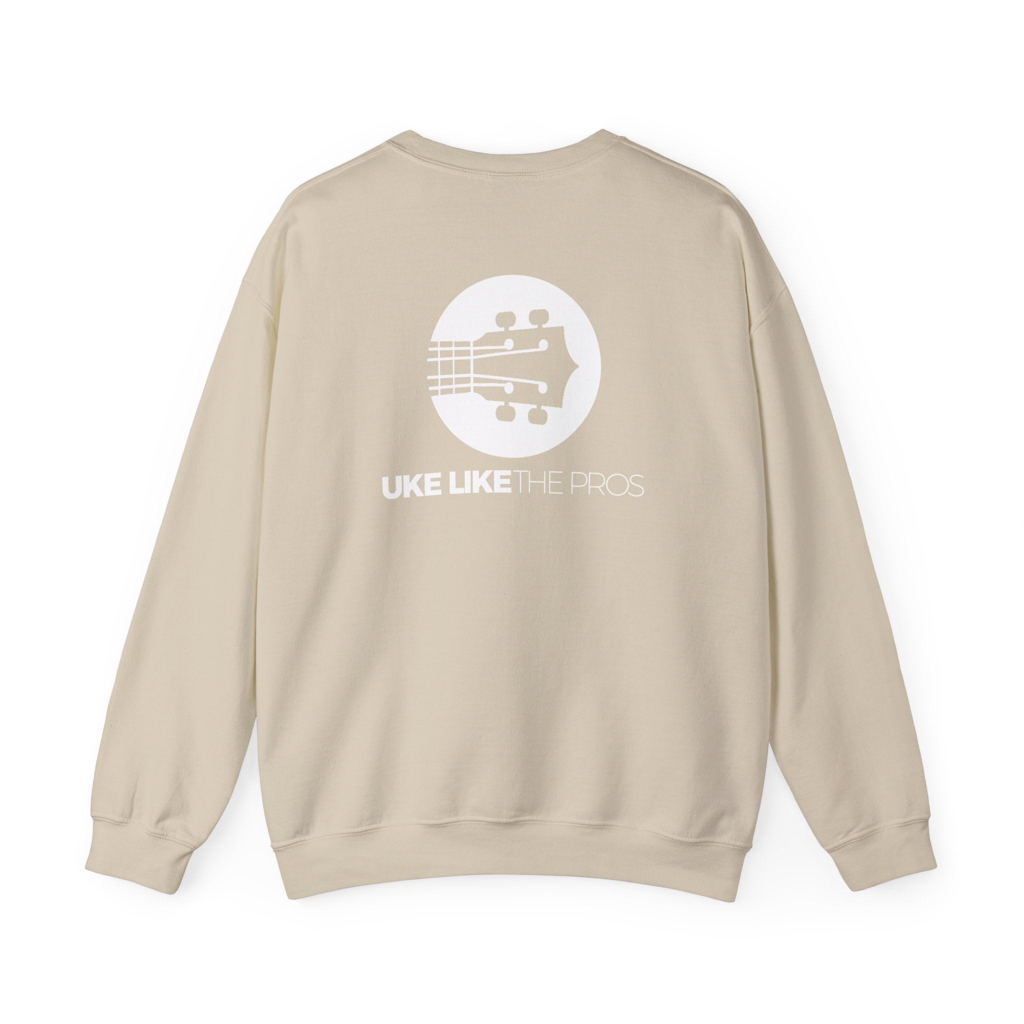 Uke Like The Pros Sweatshirt - White Logo