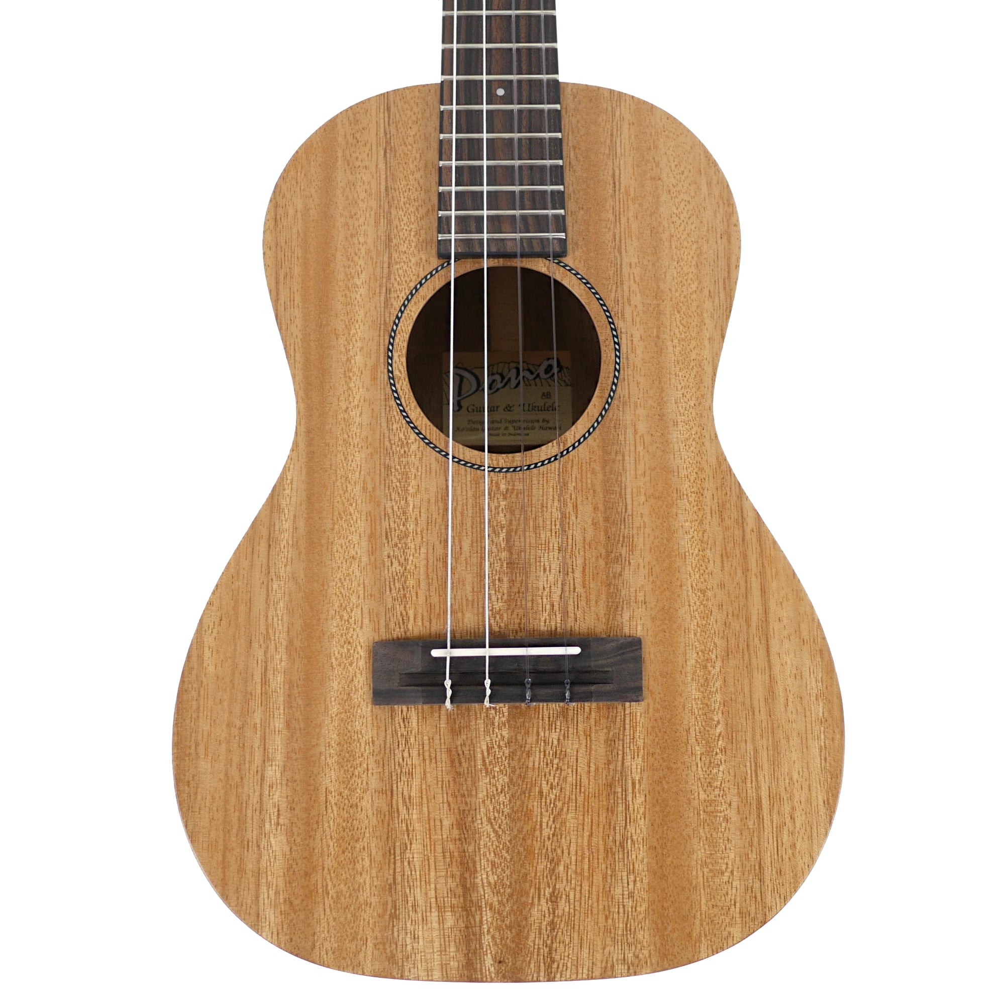 Pono AB Solid Acacia Baritone Ukulele