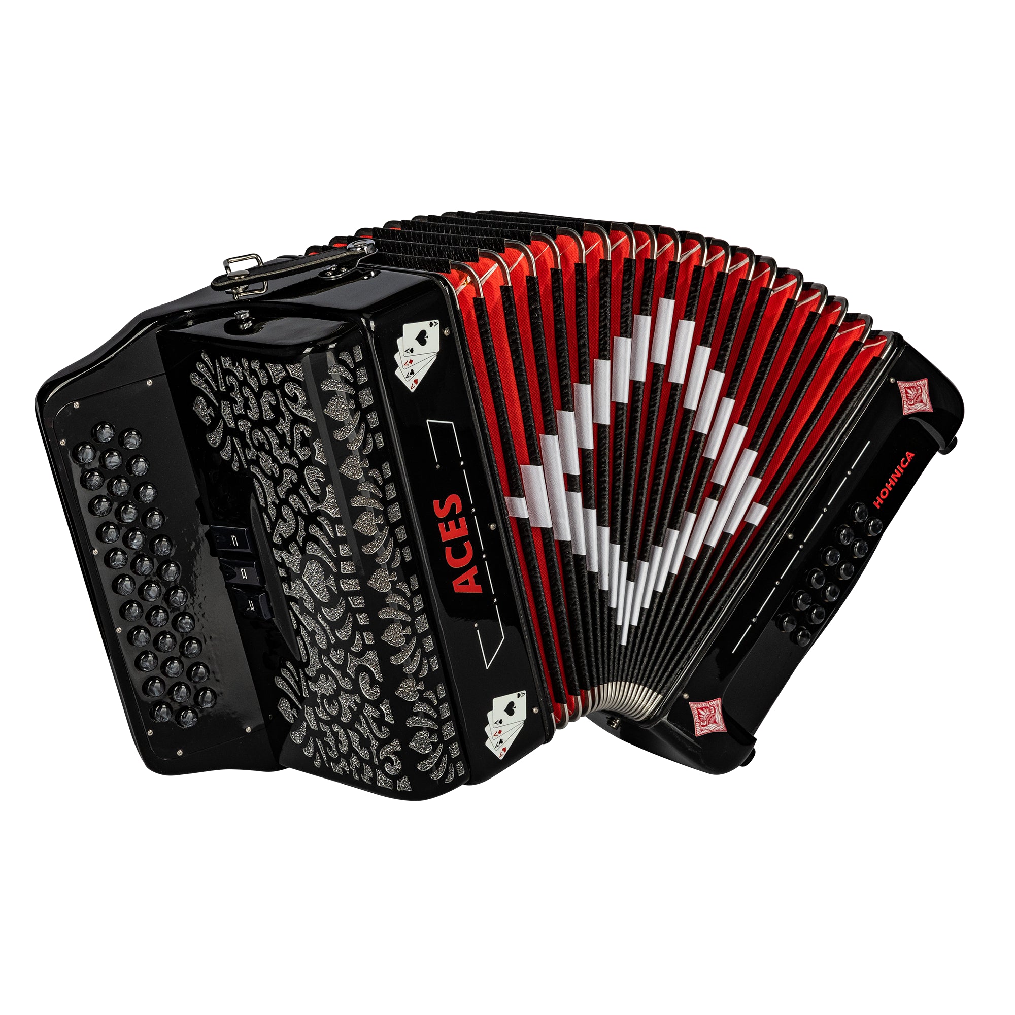 Hohner ACES II 3-Register Diatonic Accordion