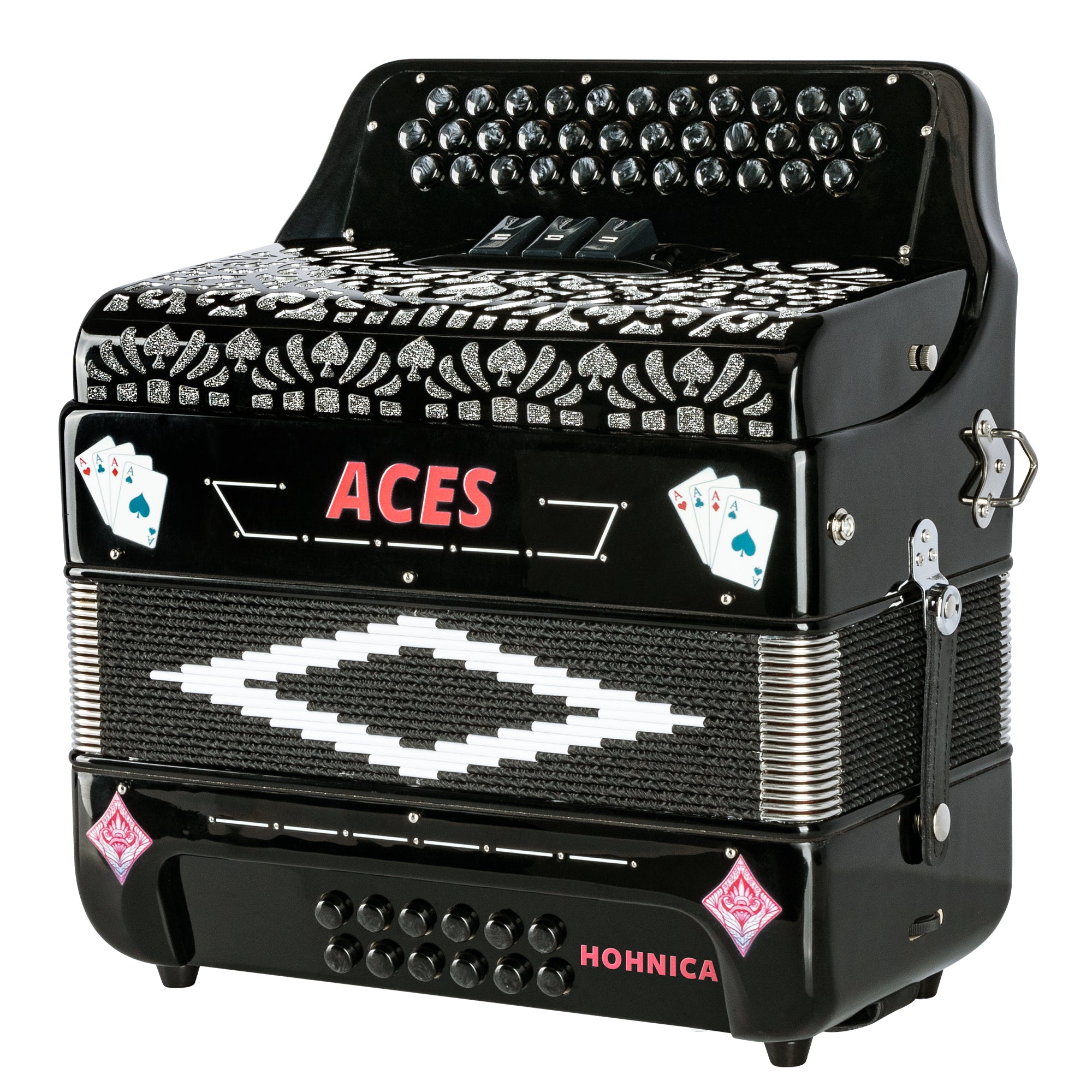 Hohner ACES II 3-Register Diatonic Accordion