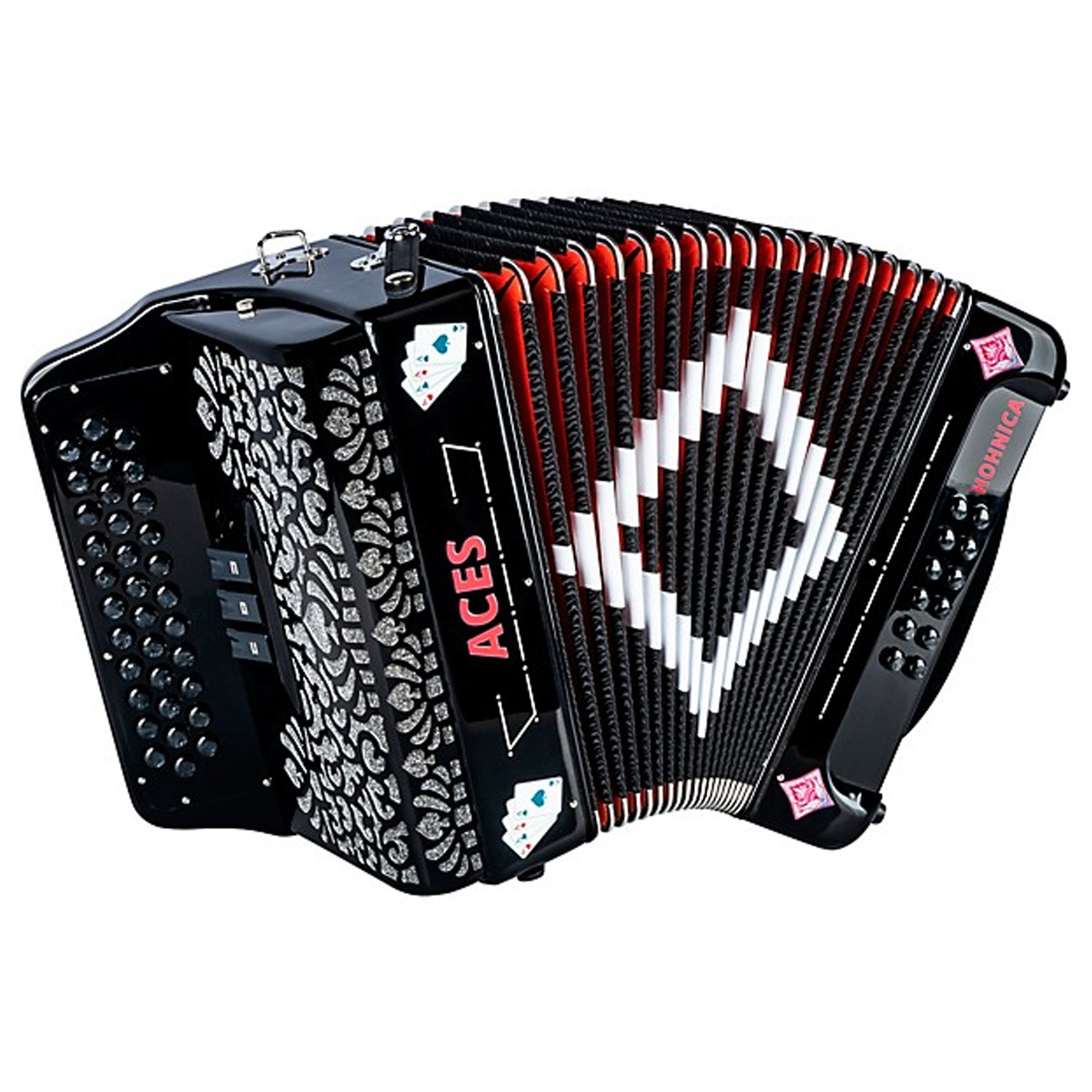Hohner ACES II FBbEb 3-Register Diatonic Accordion