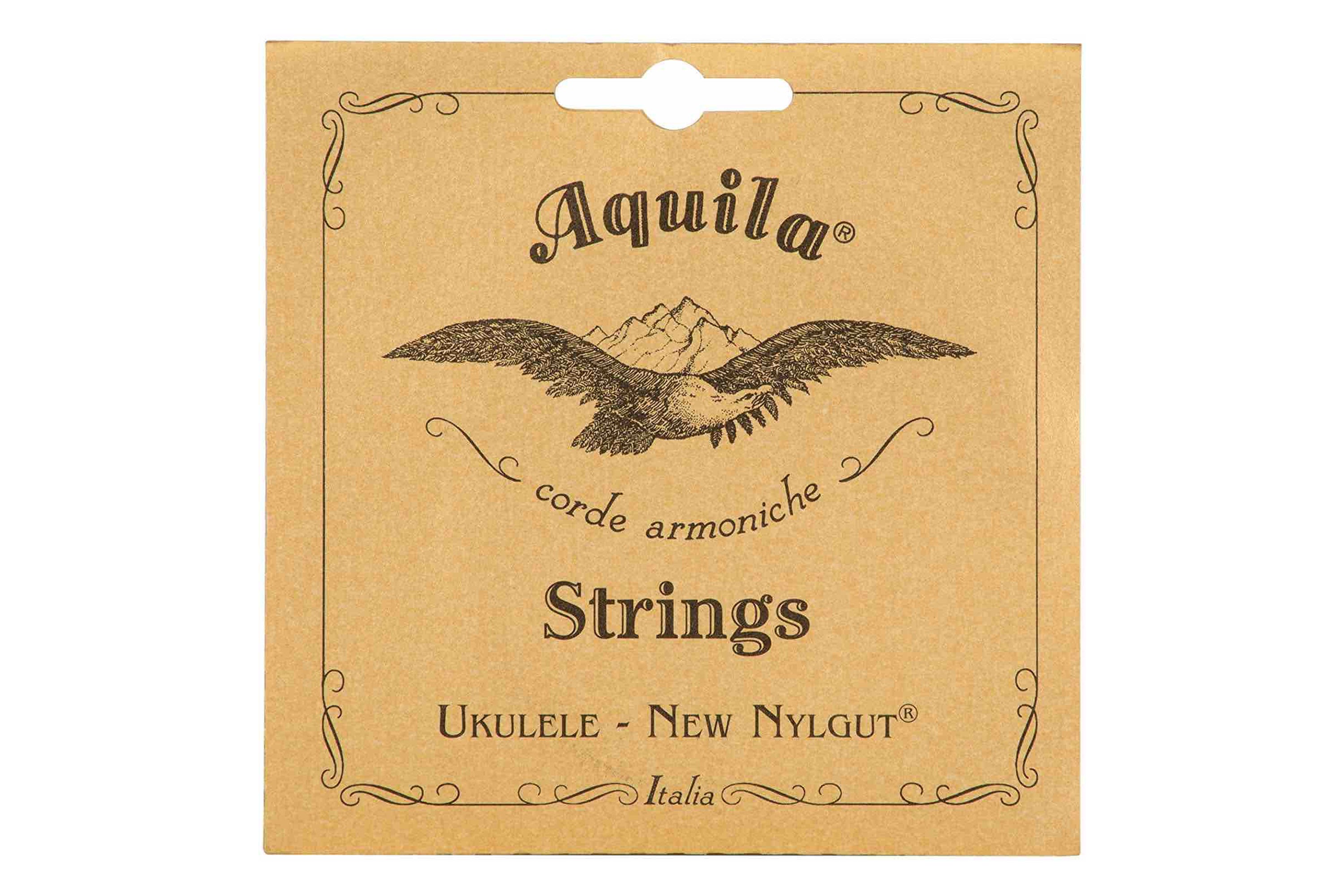 Aquila 23U New Nylgut Strings for Baritone Ukulele GCEA Tuning - High G