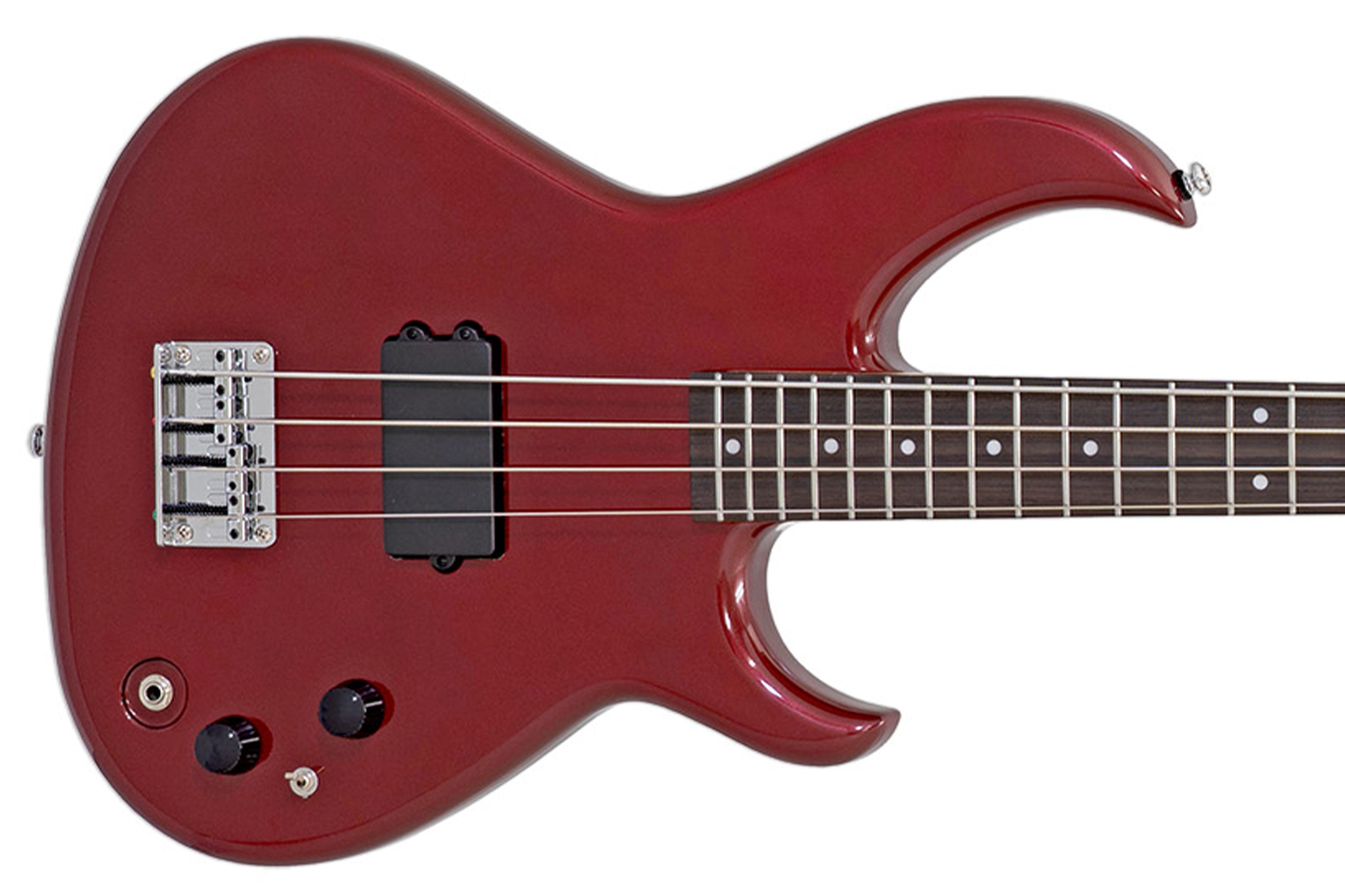 Aria SB-ONE Aria Pro II Electric Bass - Candy Apple Red