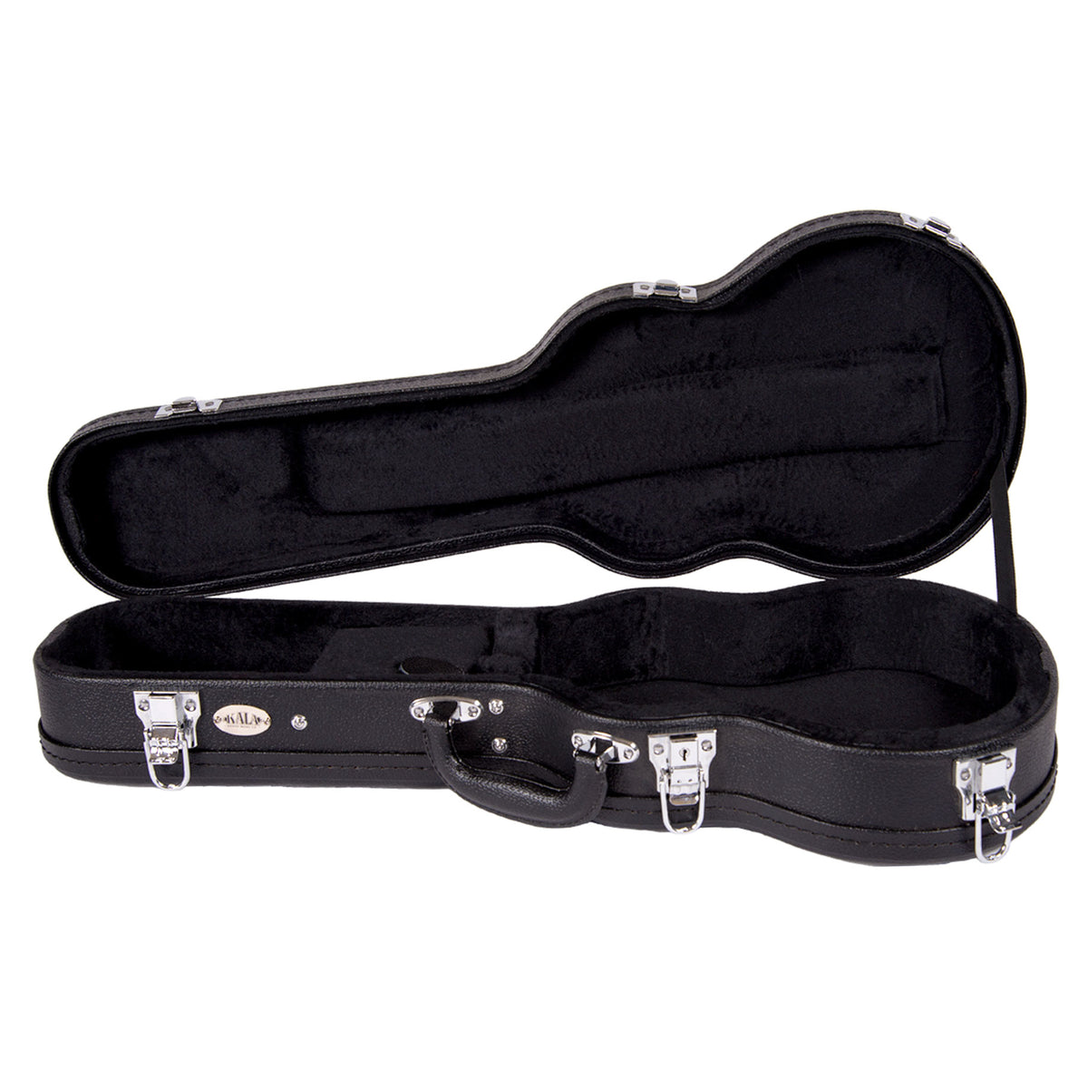Kala Black Archtop Baritone Ukulele Hard Case