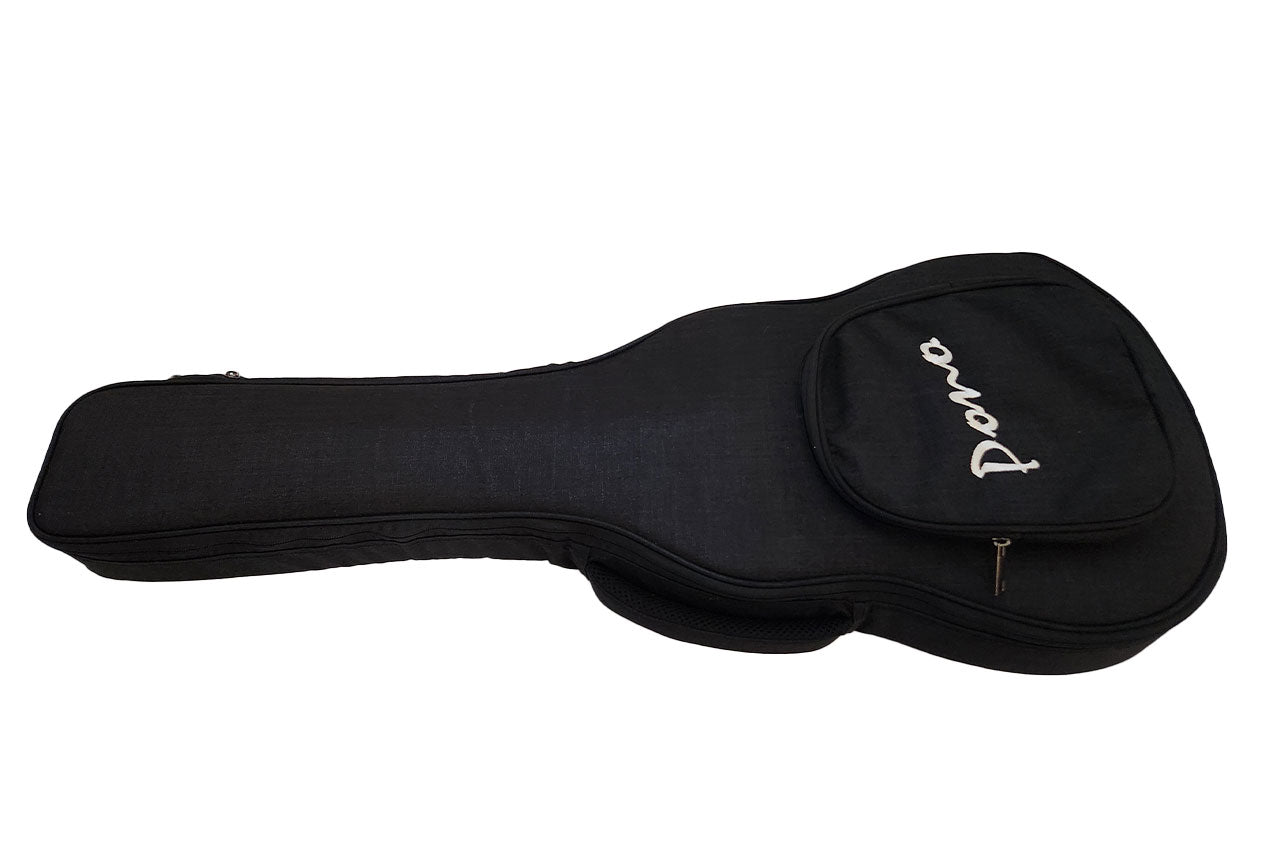 Pono BE-MDBK Electric Baritone Ukulele