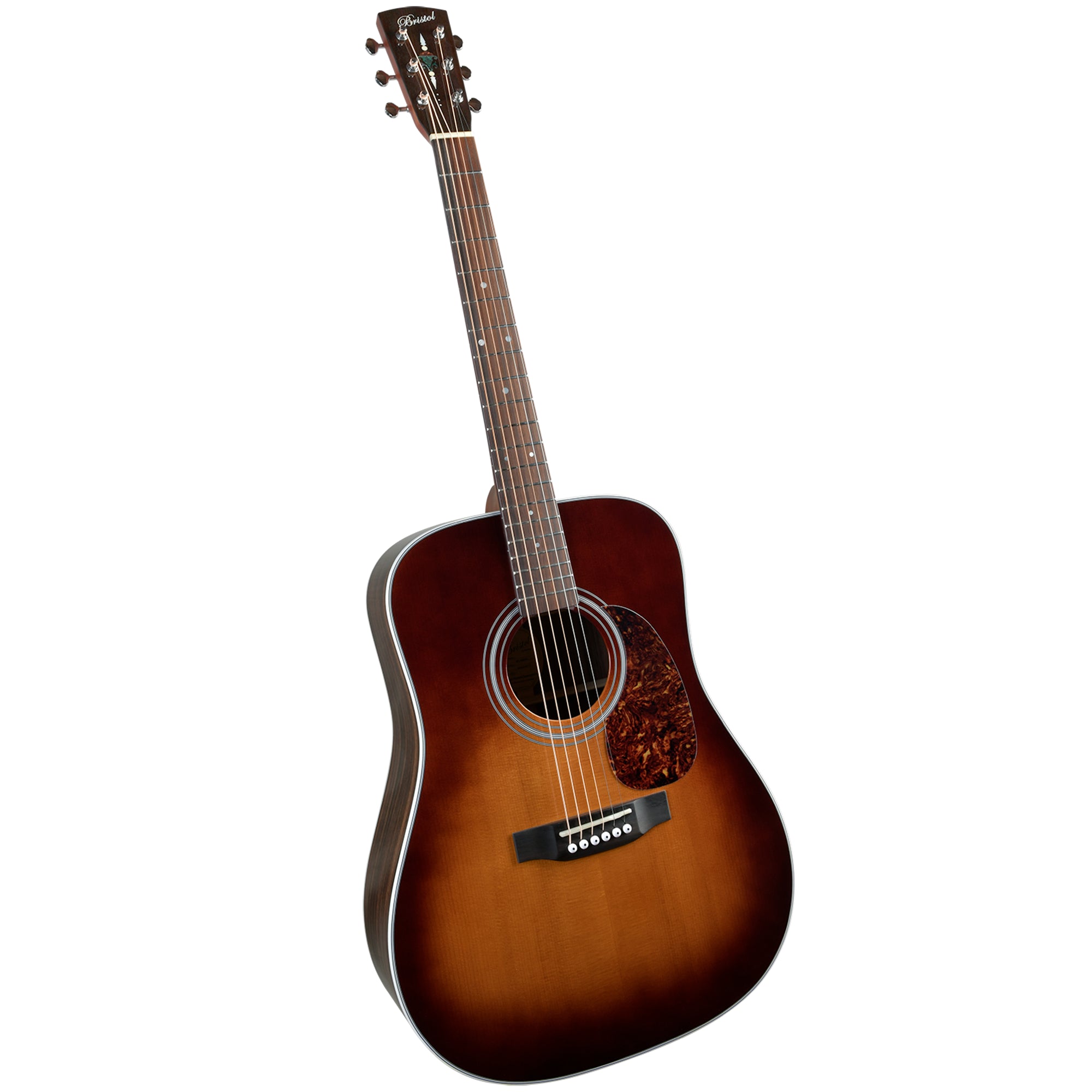 Bristol by Blueridge BL-160SB Deluxe Series Dreadnought Guitar – Sunburst Finish