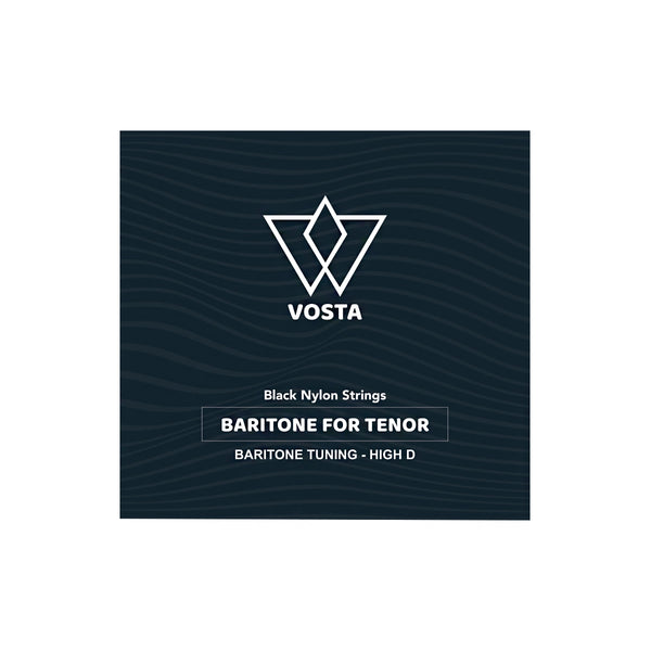 Vosta Black Nylon Baritone For Tenor Ukulele Strings