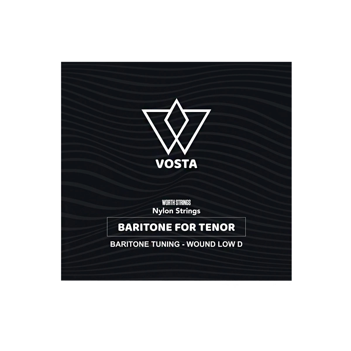 Vosta Black Nylon Baritone For Tenor Ukulele Strings