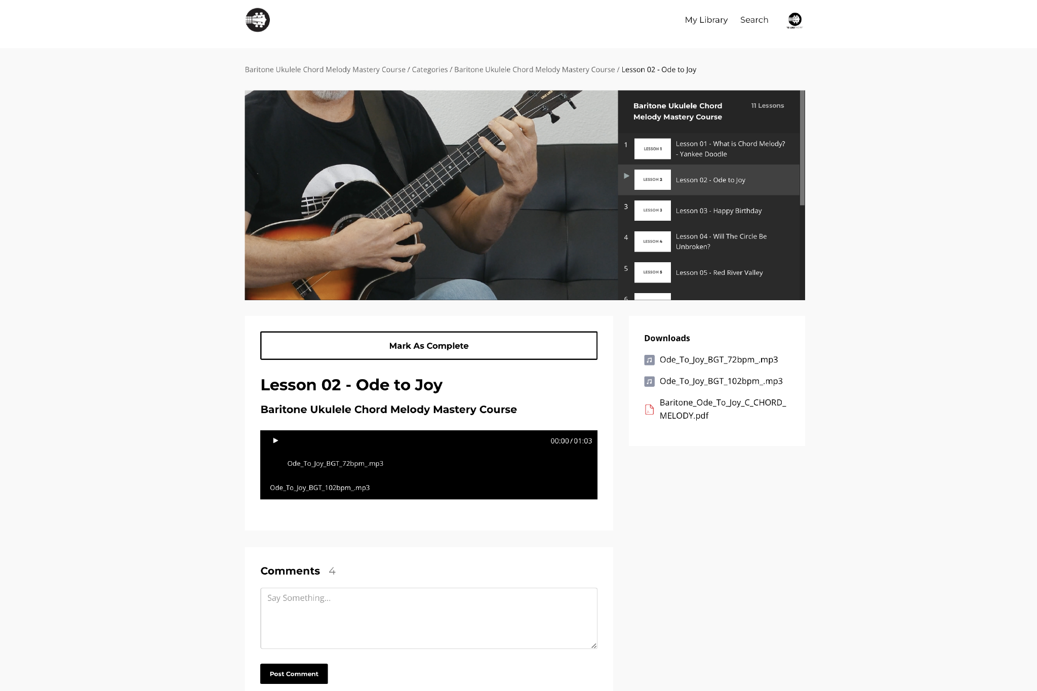 Baritone Ukulele Chord Melody Mastery Course - Uke Like The Pros