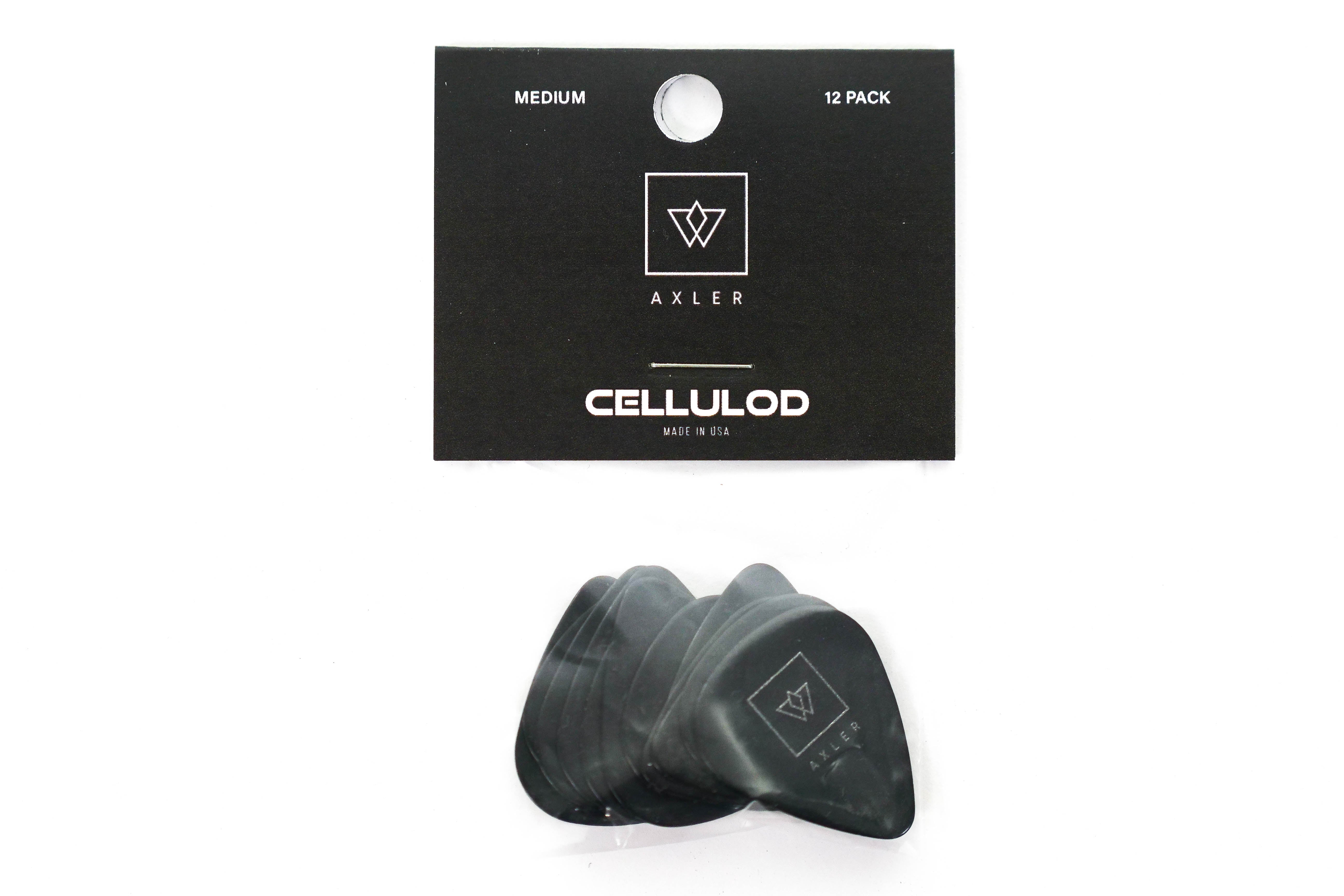 Vosta Medium Celluloid Black Picks