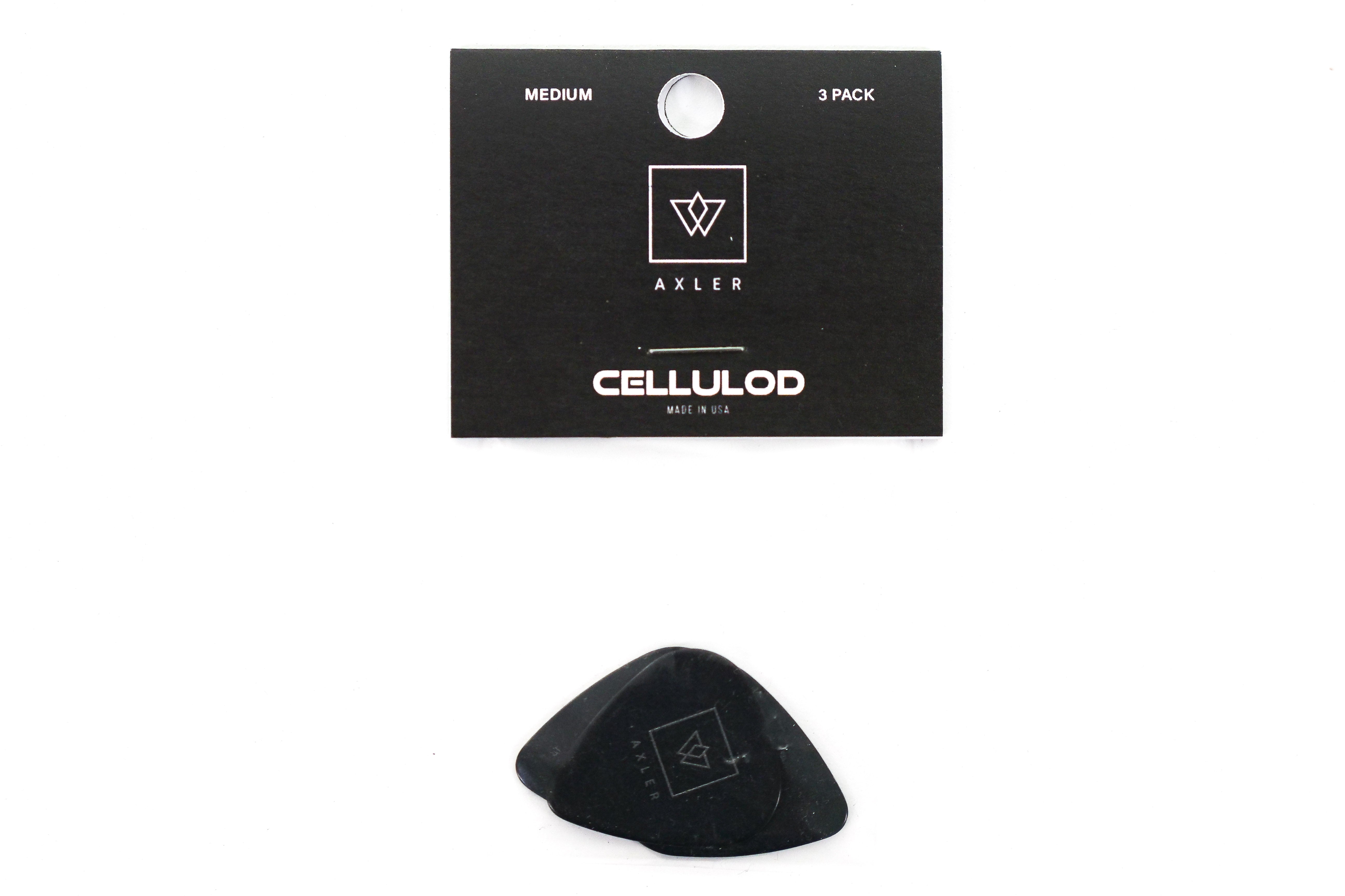 Vosta Medium Celluloid Black Picks