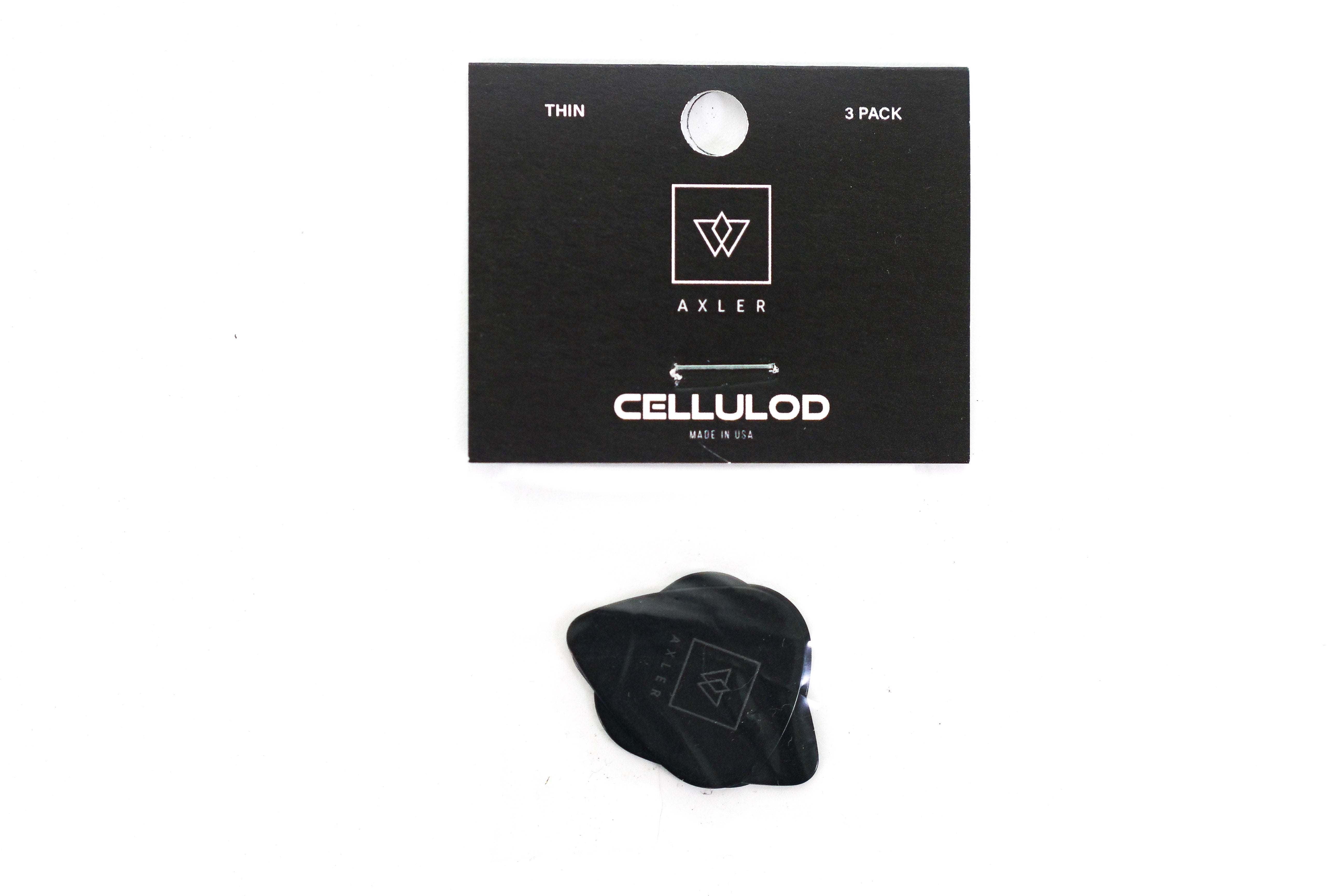 Vosta Thin Celluloid Black Picks