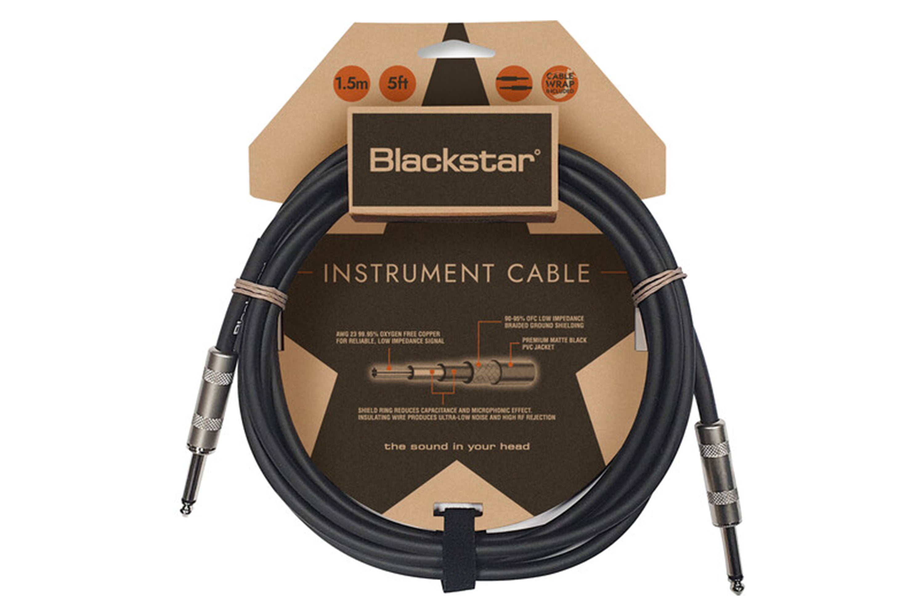 Blackstar 5ft Standard Instrument Cable