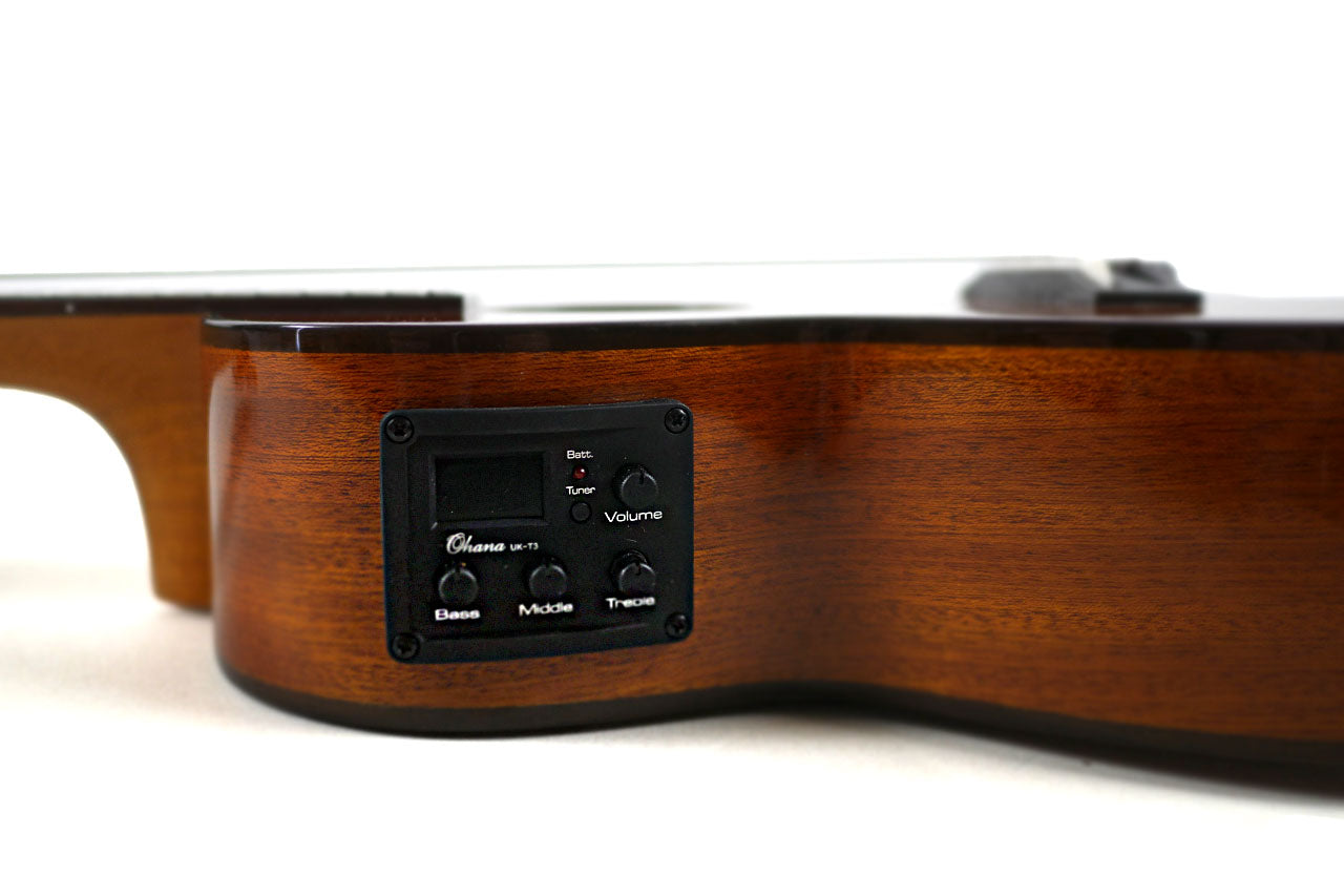 Ohana CK-35CGE-CL Concert Ukulele