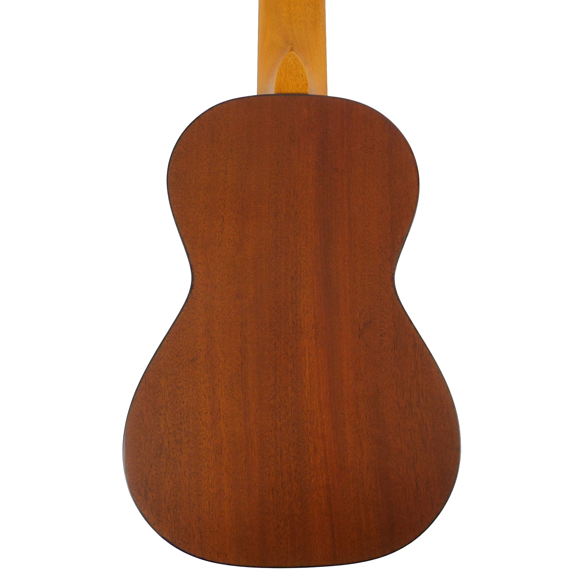 Rear view showcasing the CK-35-8’s solid mahogany back and natural satin finish.