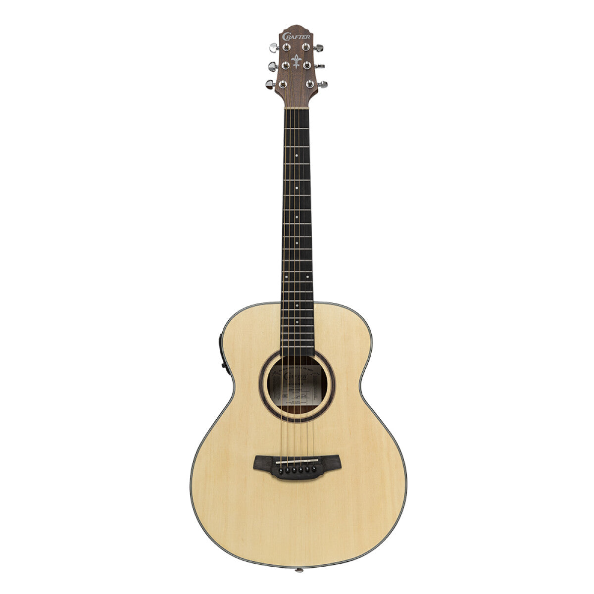 Crafter HM100E-N Mini Acoustic-Electric Guitar