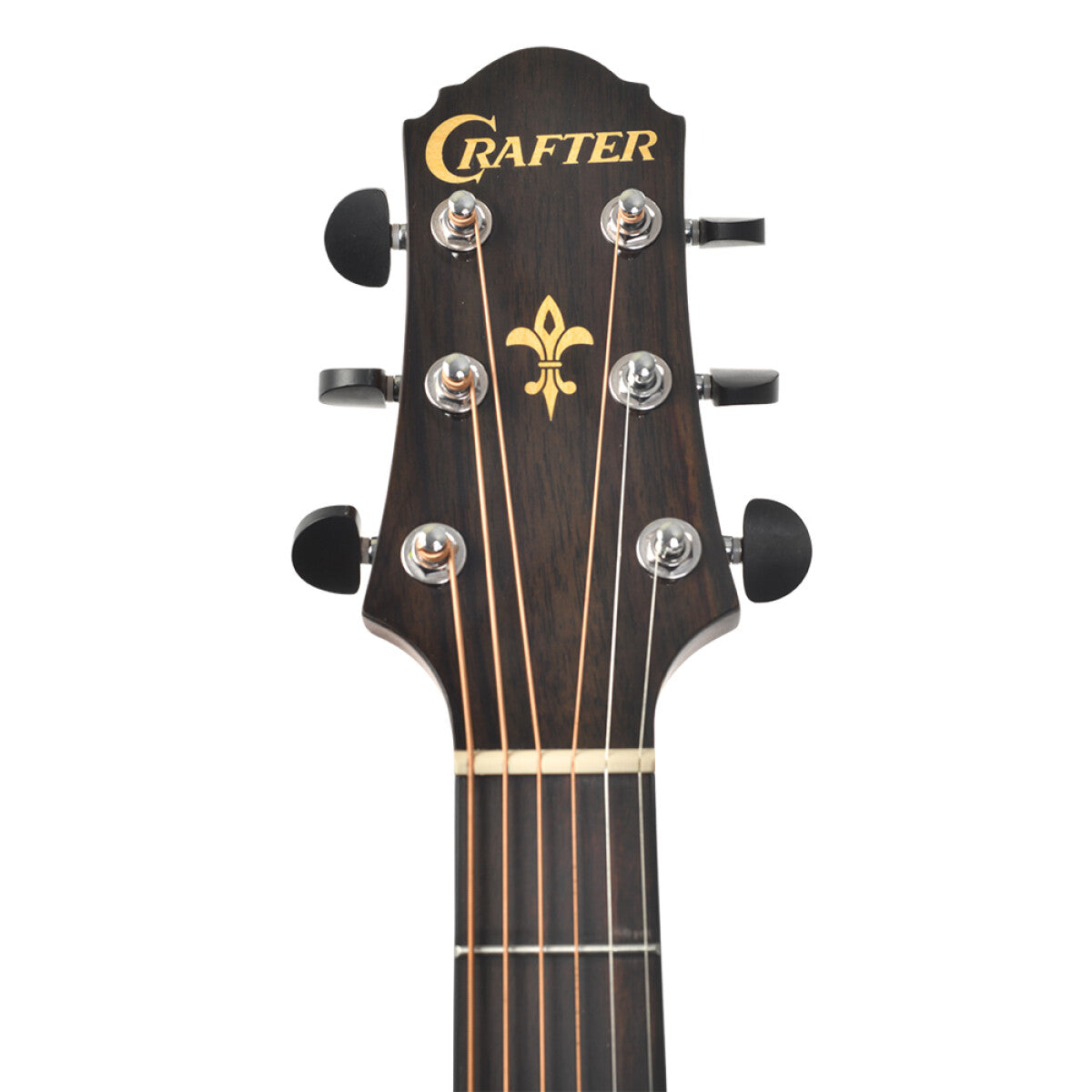 Crafter HT250-CE-BRS Silver Series 250 Orchestra Cutaway Acoustic-Electric Guitar - Brown Sunburst