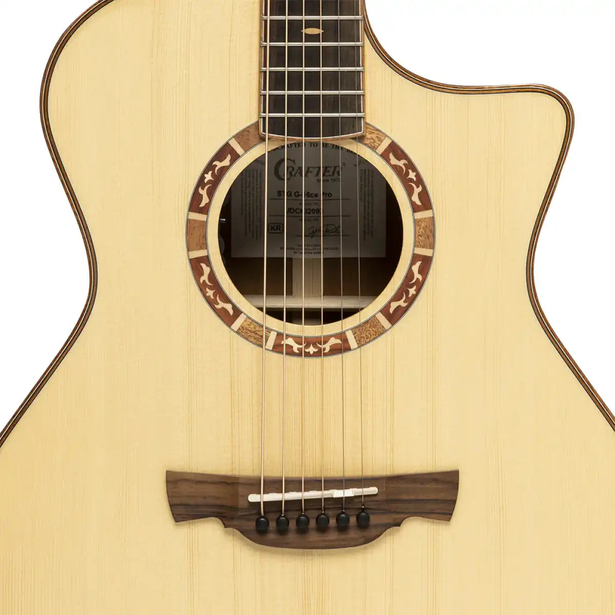Crafter STG G16CE PRO Acoustic-Electric Guitar - Terry Carter