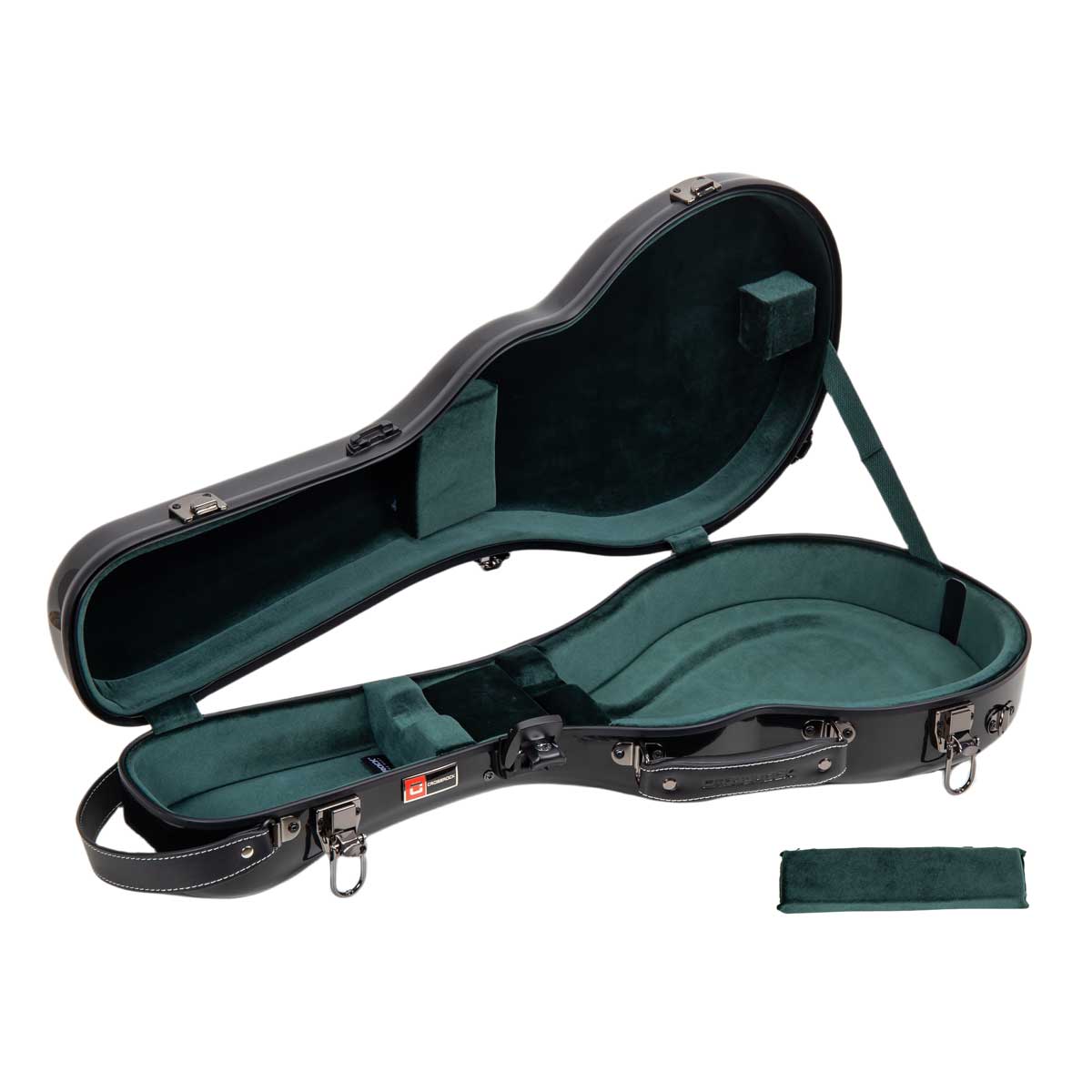 Crossrock CRF2020MAF Fiberglass A/F-Style Mandolin Case - Black