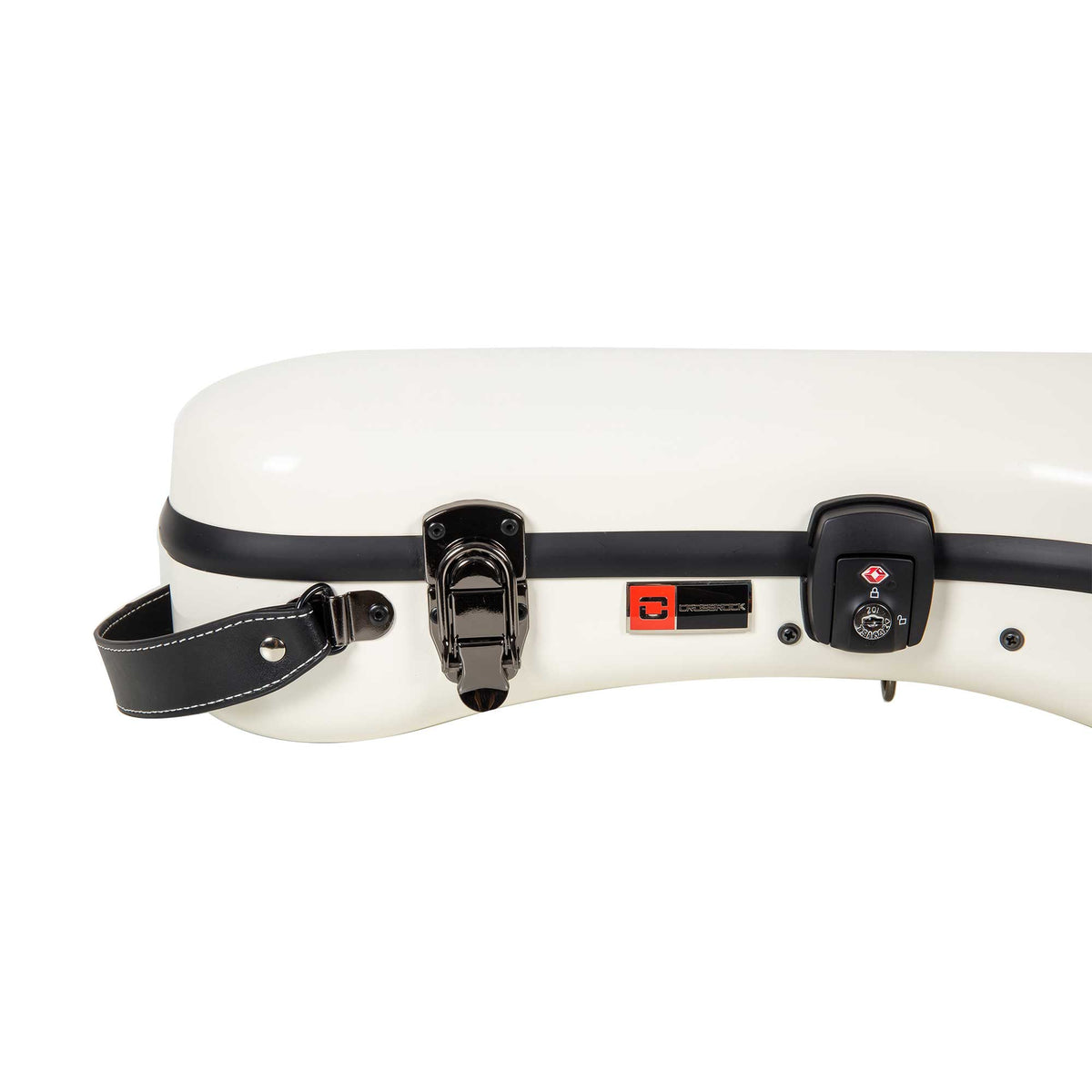 Crossrock CRF2020MAF Fiberglass A/F-Style Mandolin Case - Ivory