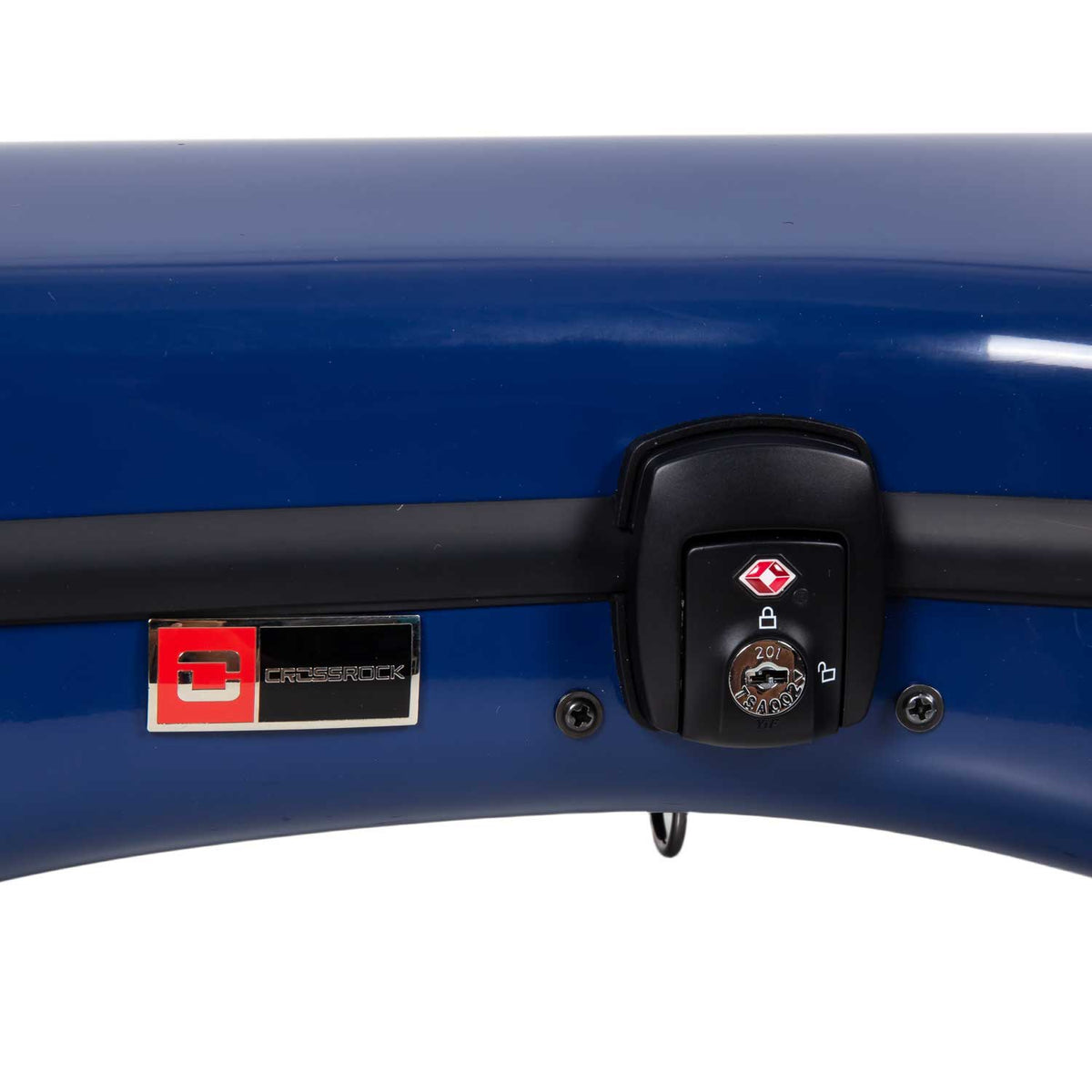 Crossrock CRF2020MAF Fiberglass A/F-Style Mandolin Case - Navy Blue