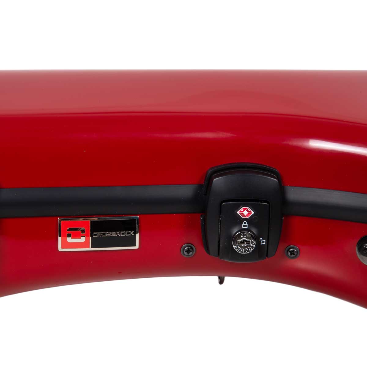 Crossrock CRF2020MAF Fiberglass A/F-Style Mandolin Case - Red