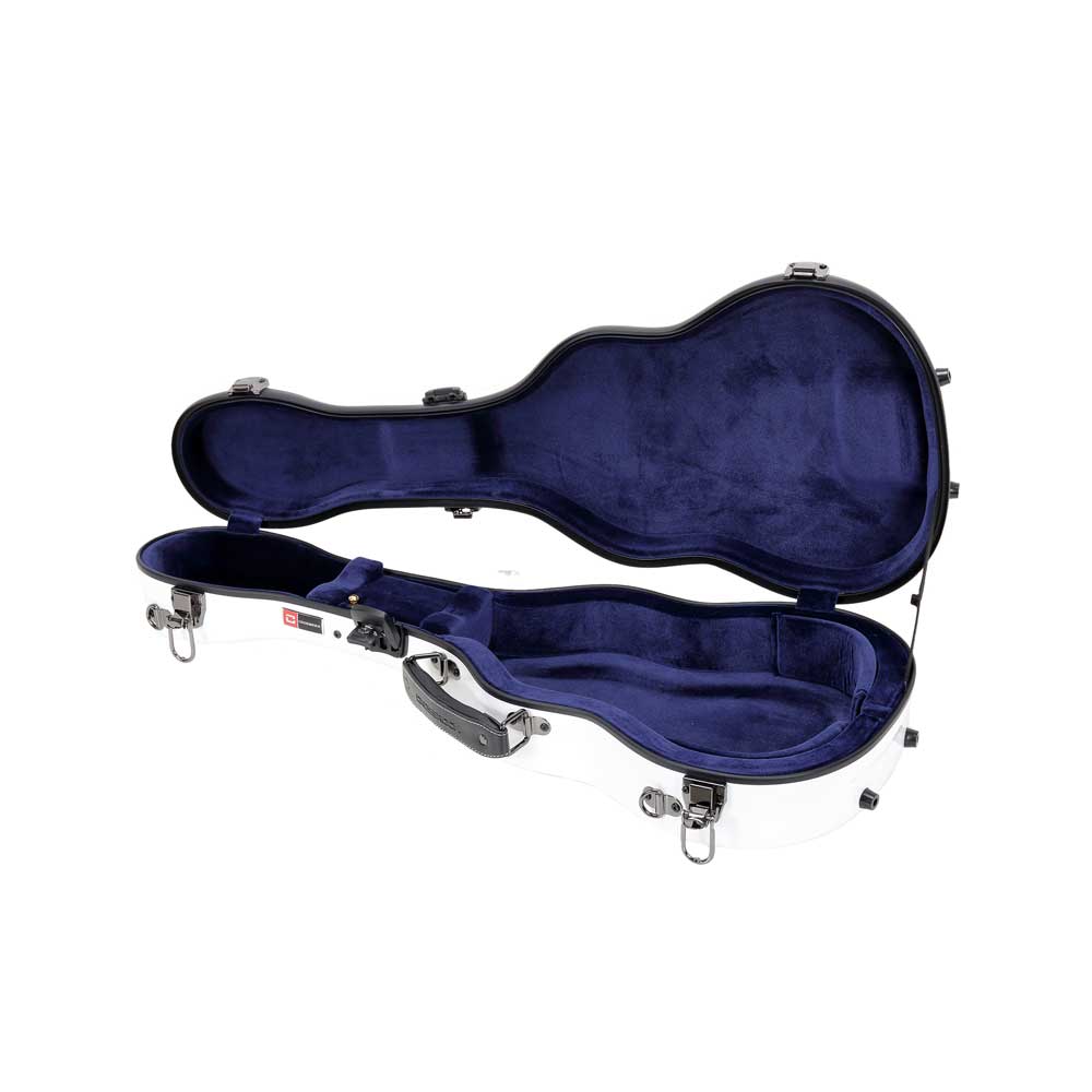 Crossrock Fiberglass WHITE Tenor Ukulele Case #CRF2020TUWT