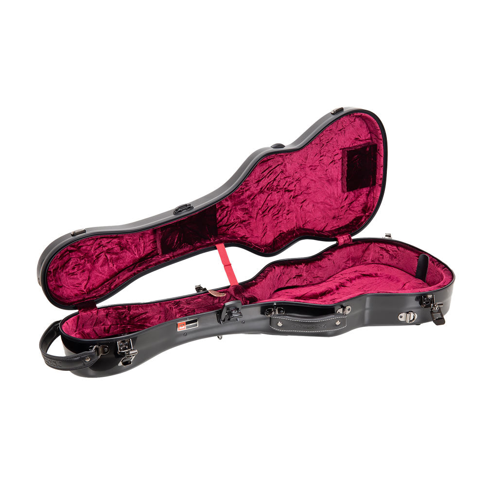 Crossrock CRF2030BU Fiberglass Baritone Ukulele Case - Black
