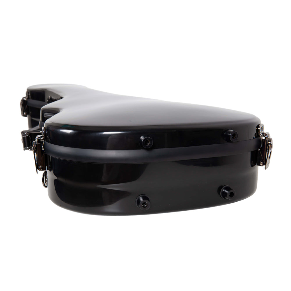 Crossrock CRF2030BU Fiberglass Baritone Ukulele Case - Black